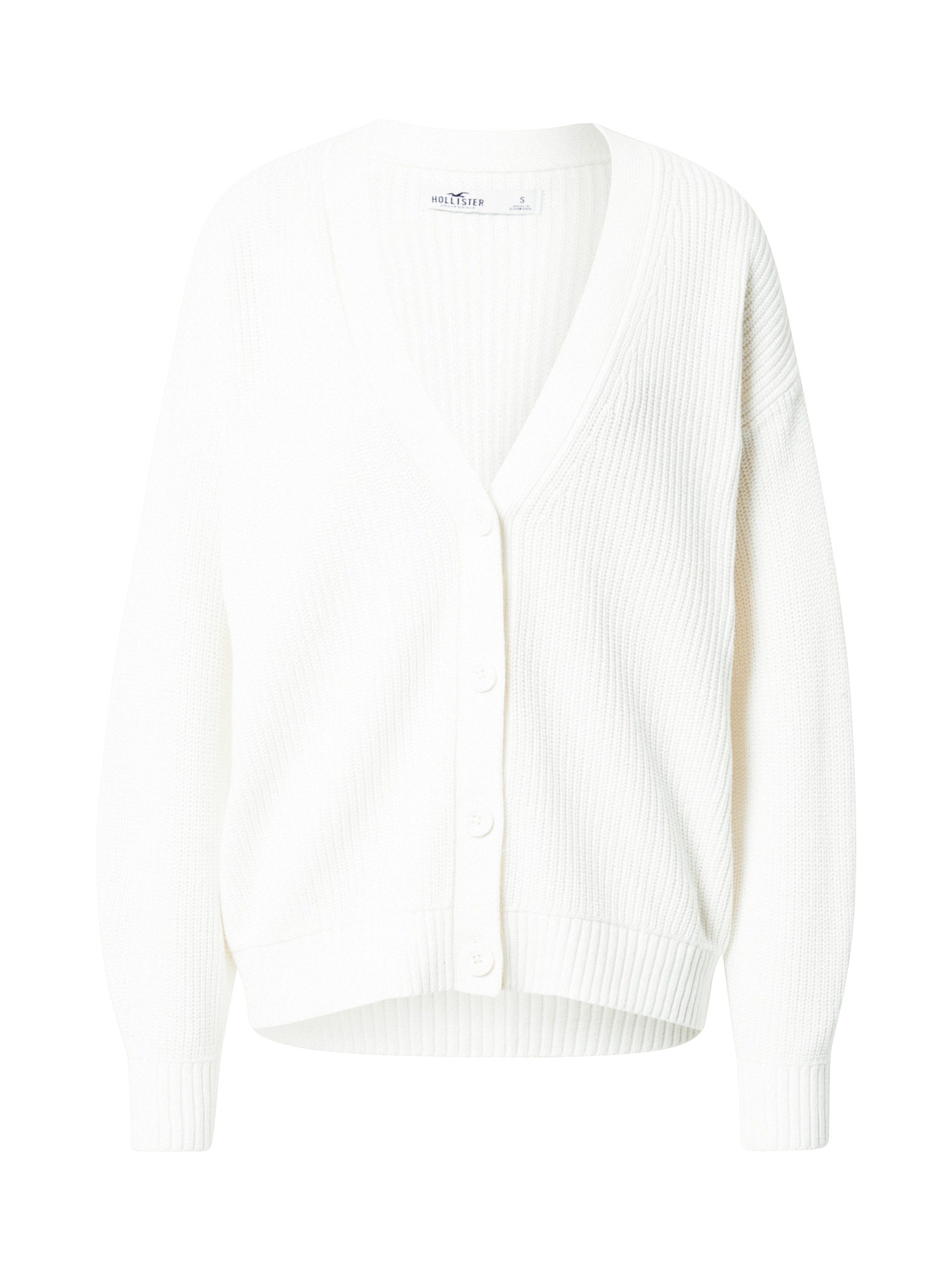 HOLLISTER Pletena jopa  bela