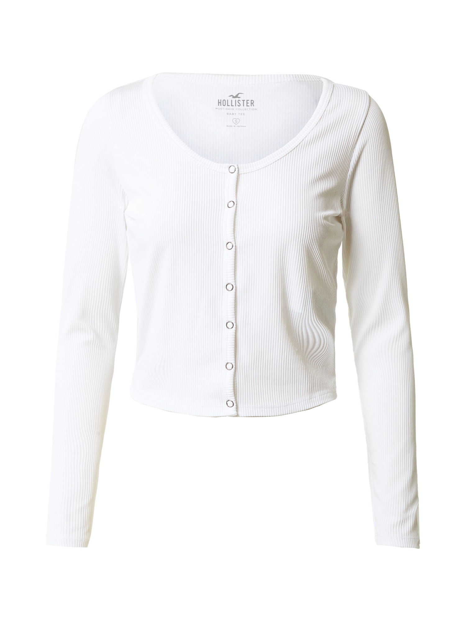 HOLLISTER Pletena jopa  bela