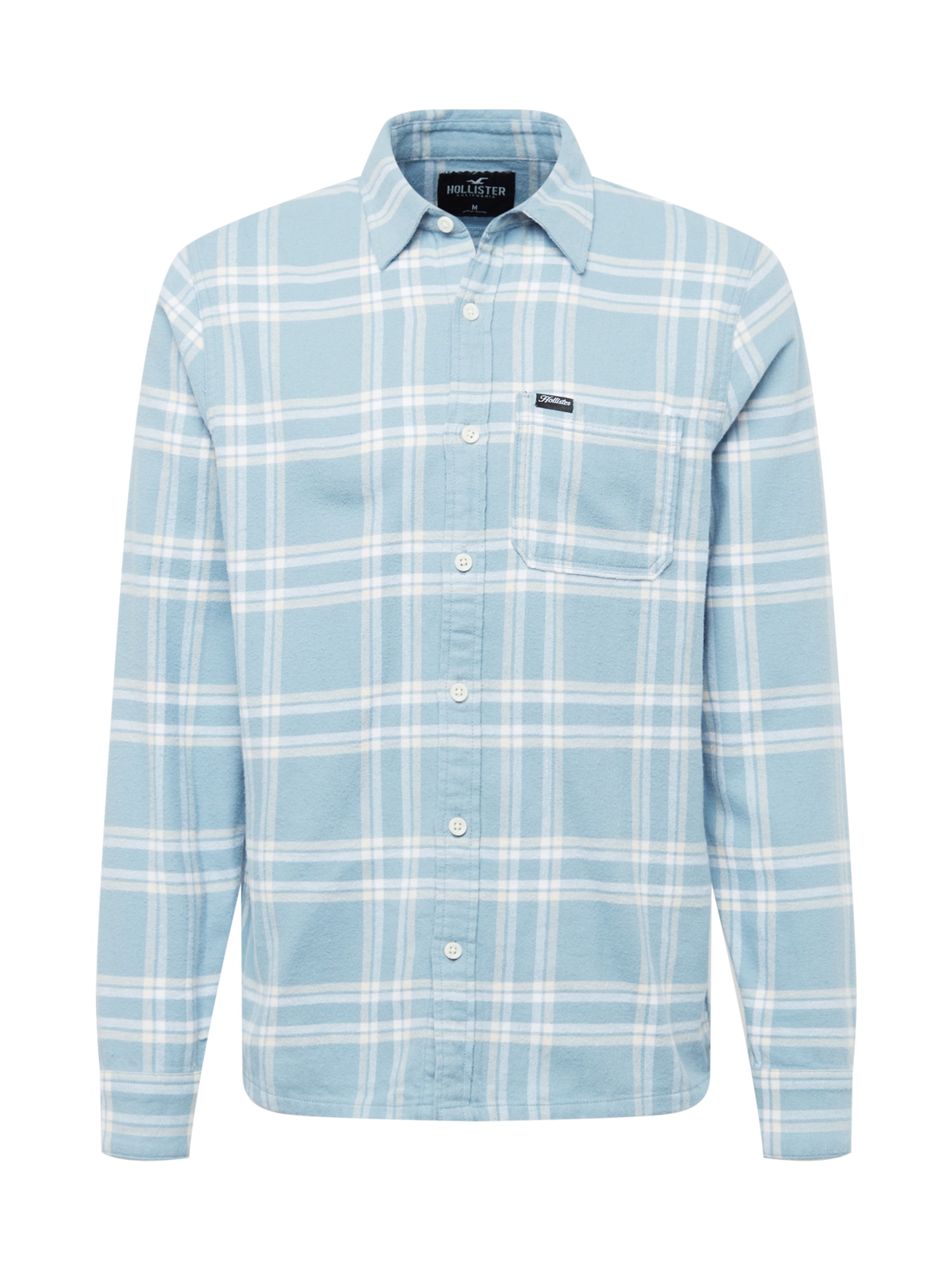 HOLLISTER Srajca  svetlo modra / bela
