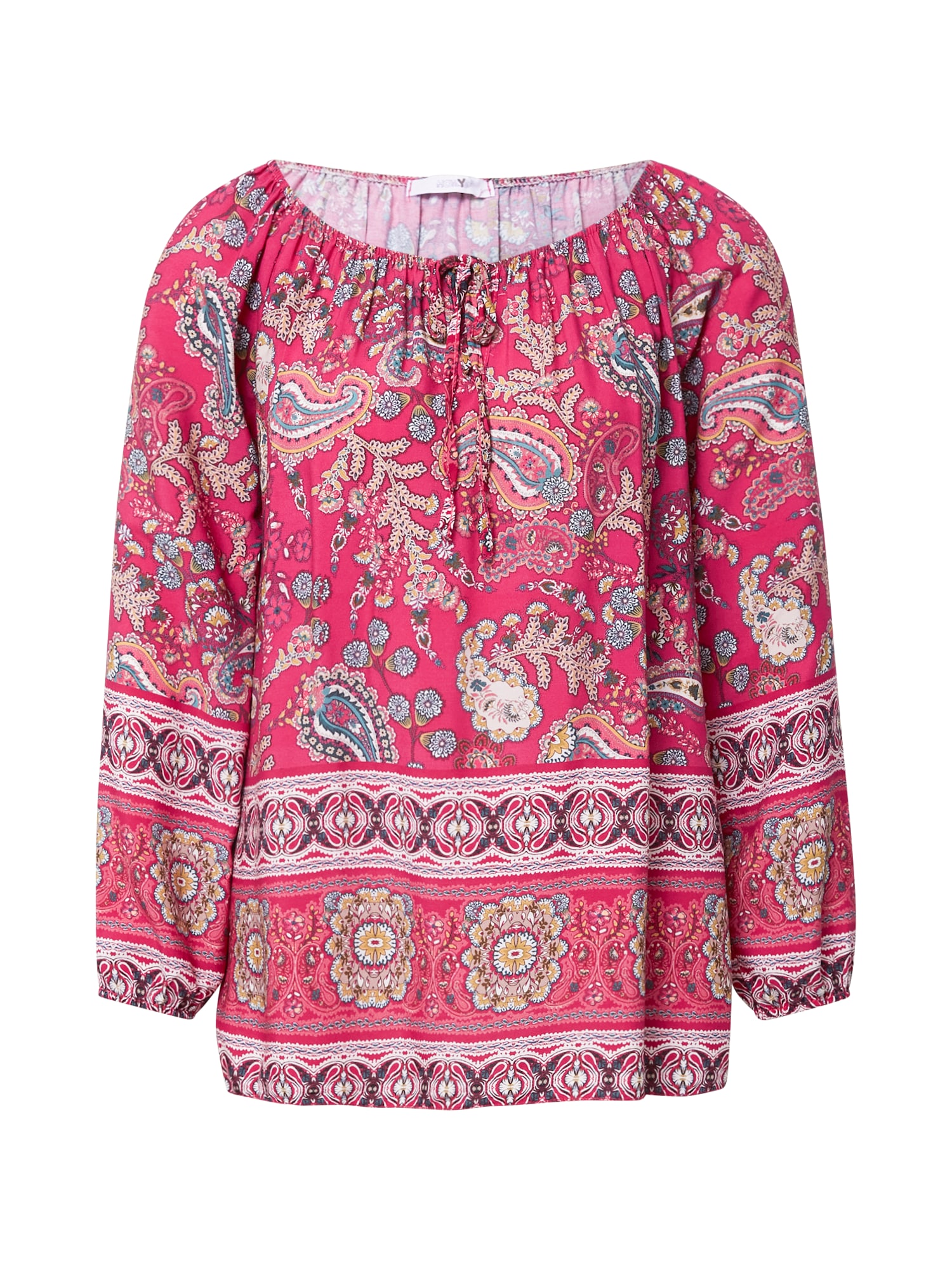 Hailys Bluza 'Lyra'  dimno modra / smaragd / fuksija / bela