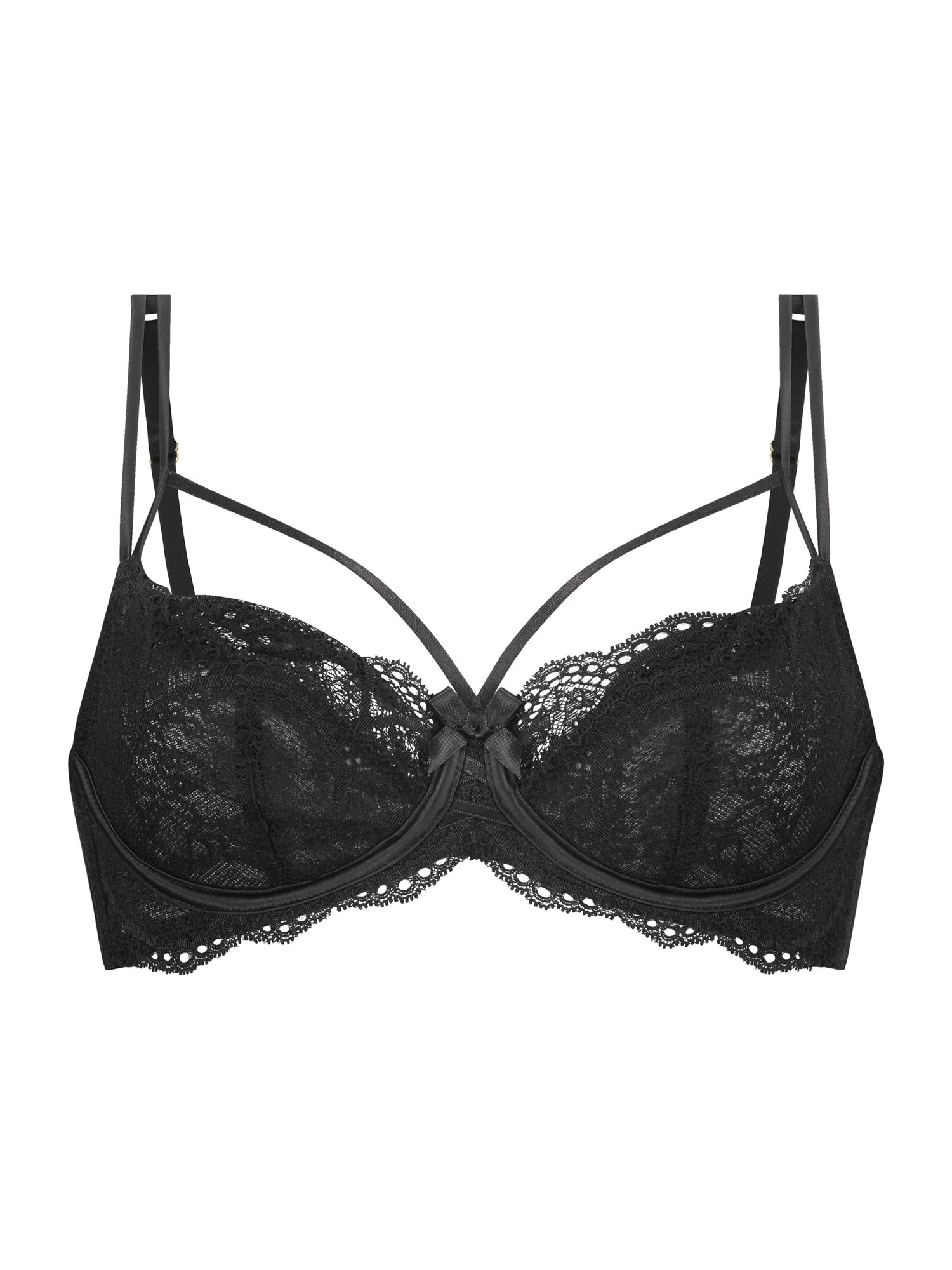 Hunkemöller Nedrček 'Fleur'  črna