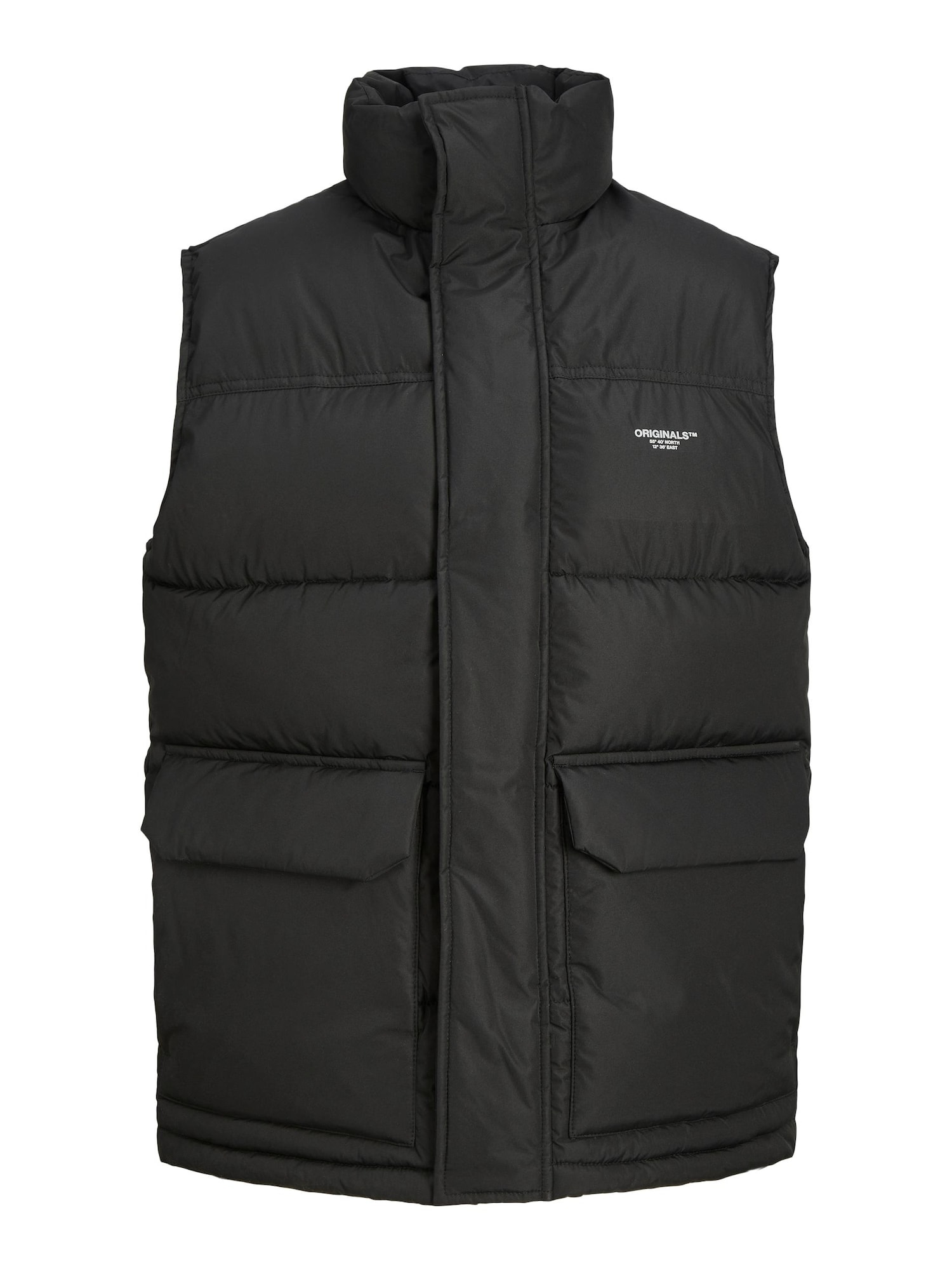 JACK & JONES Brezrokavnik 'Sence'  črna