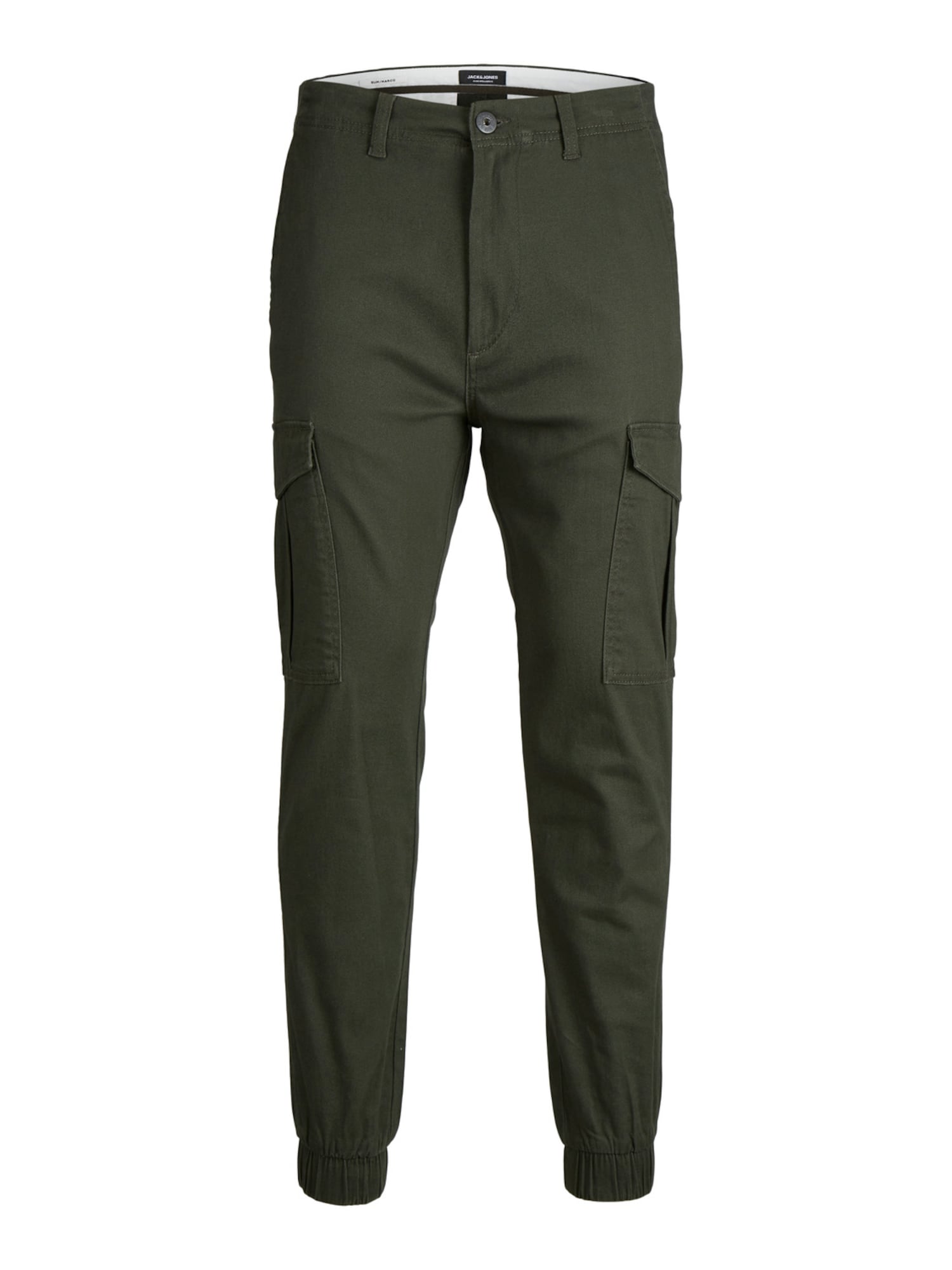 JACK & JONES Kargo hlače 'Marco'  temno zelena