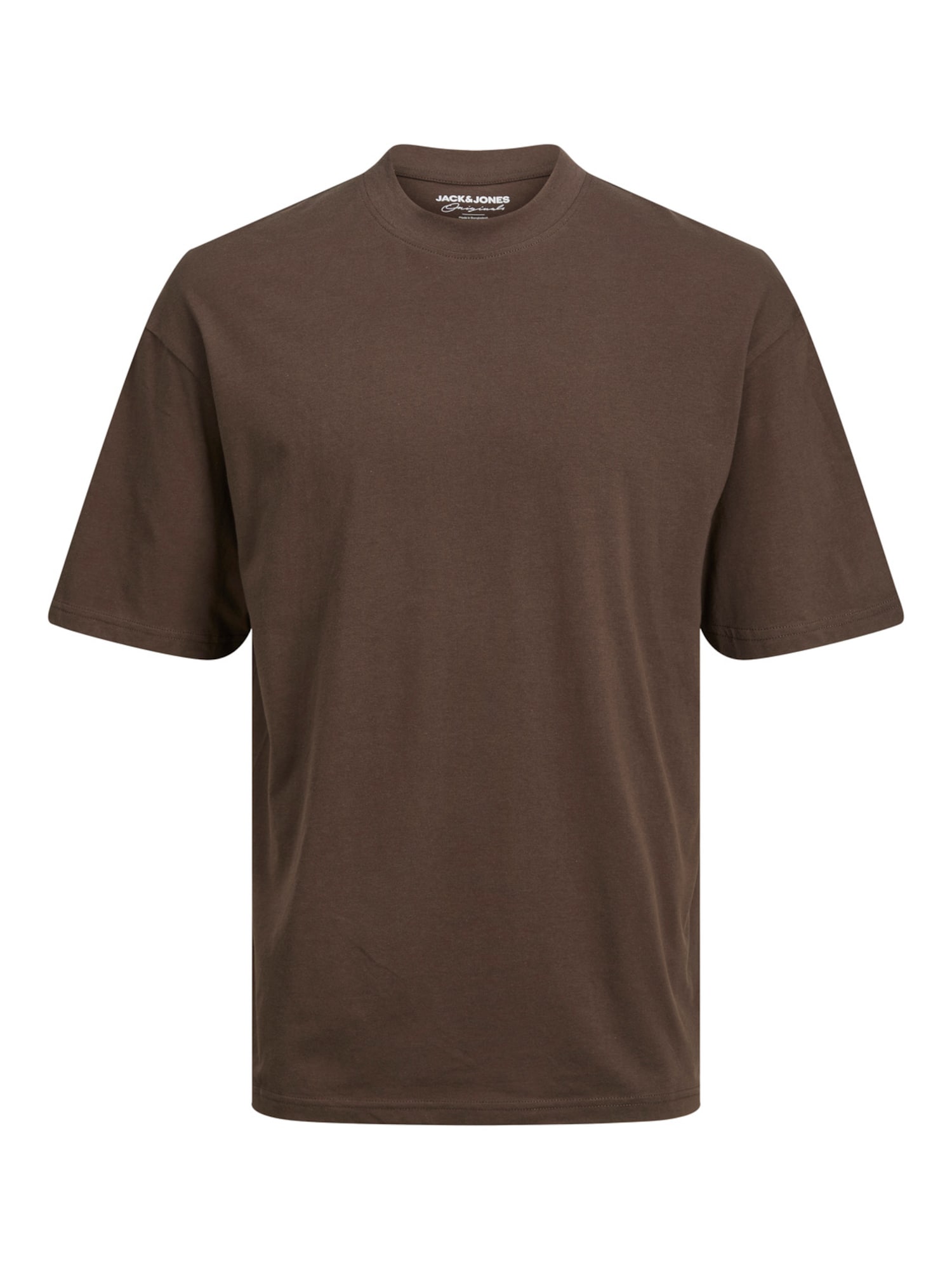 JACK & JONES Majica  rjava / bela