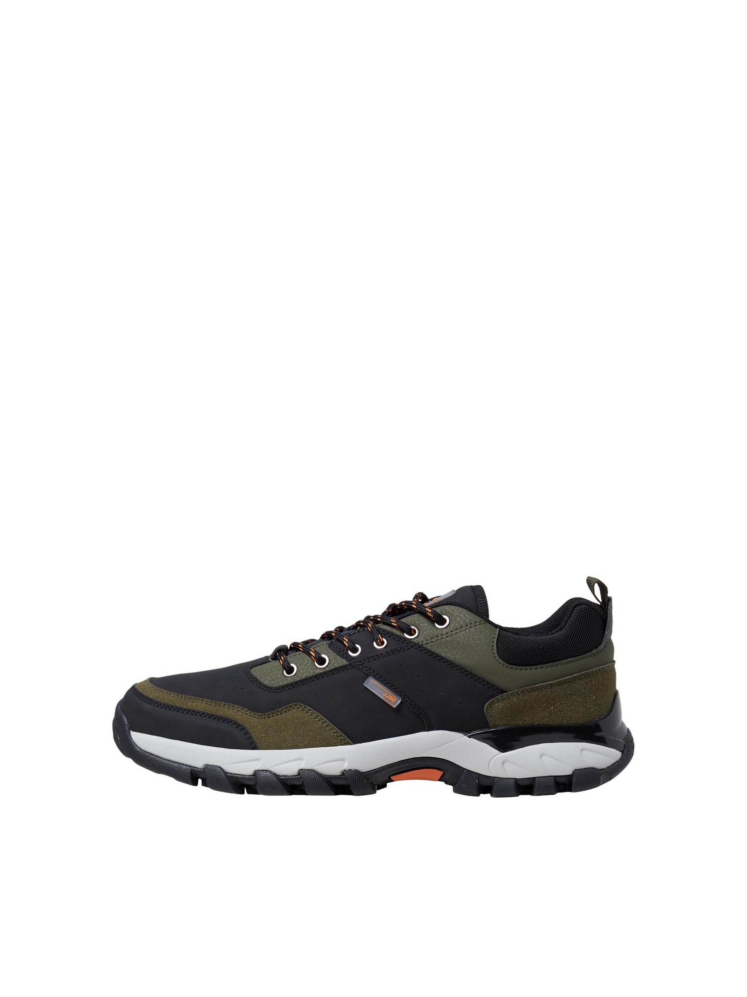 JACK & JONES Nizke superge 'DENZEL'  rjava / oliva / črna