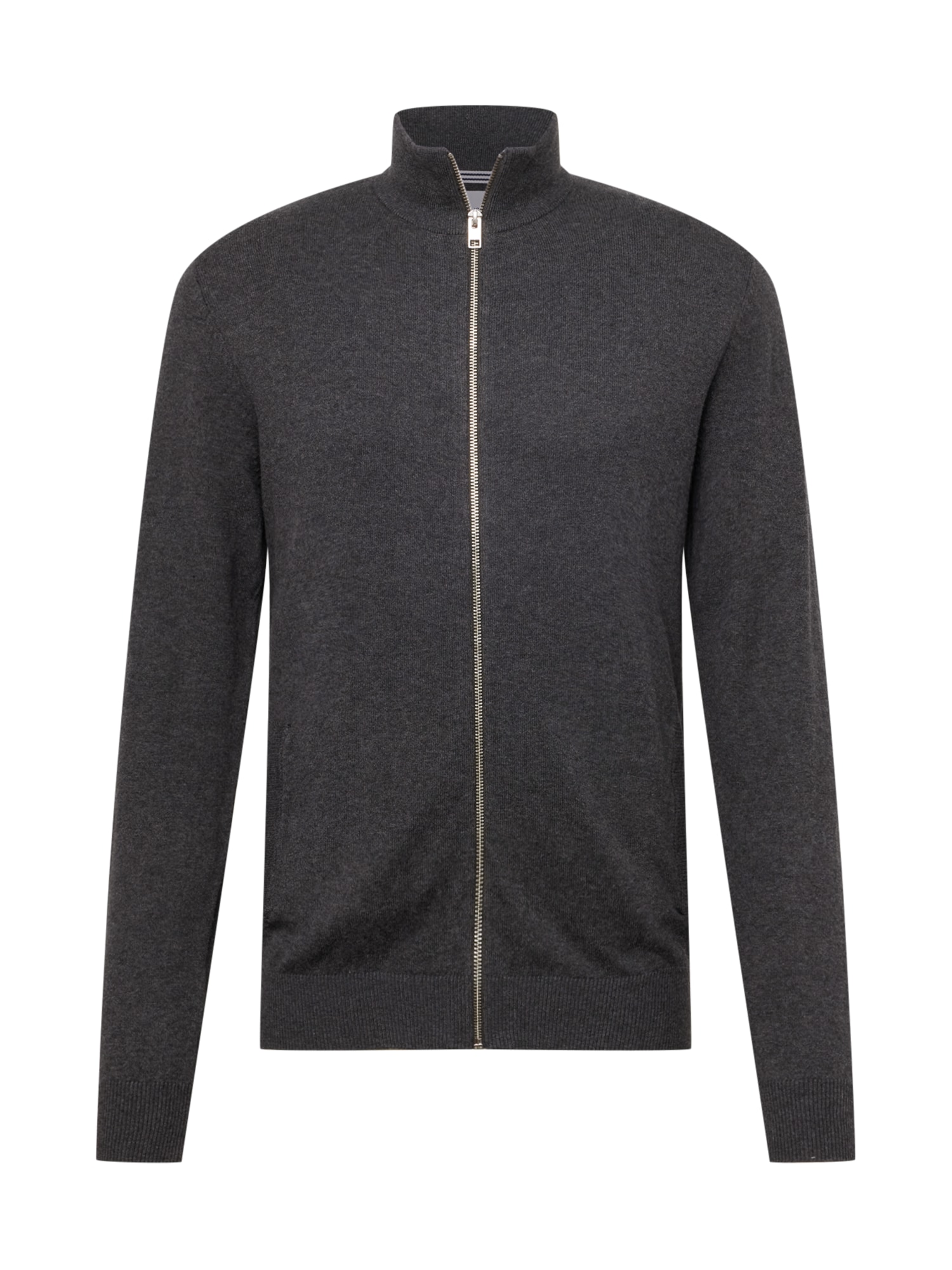 JACK & JONES Pletena jopa 'EMIL'  temno siva