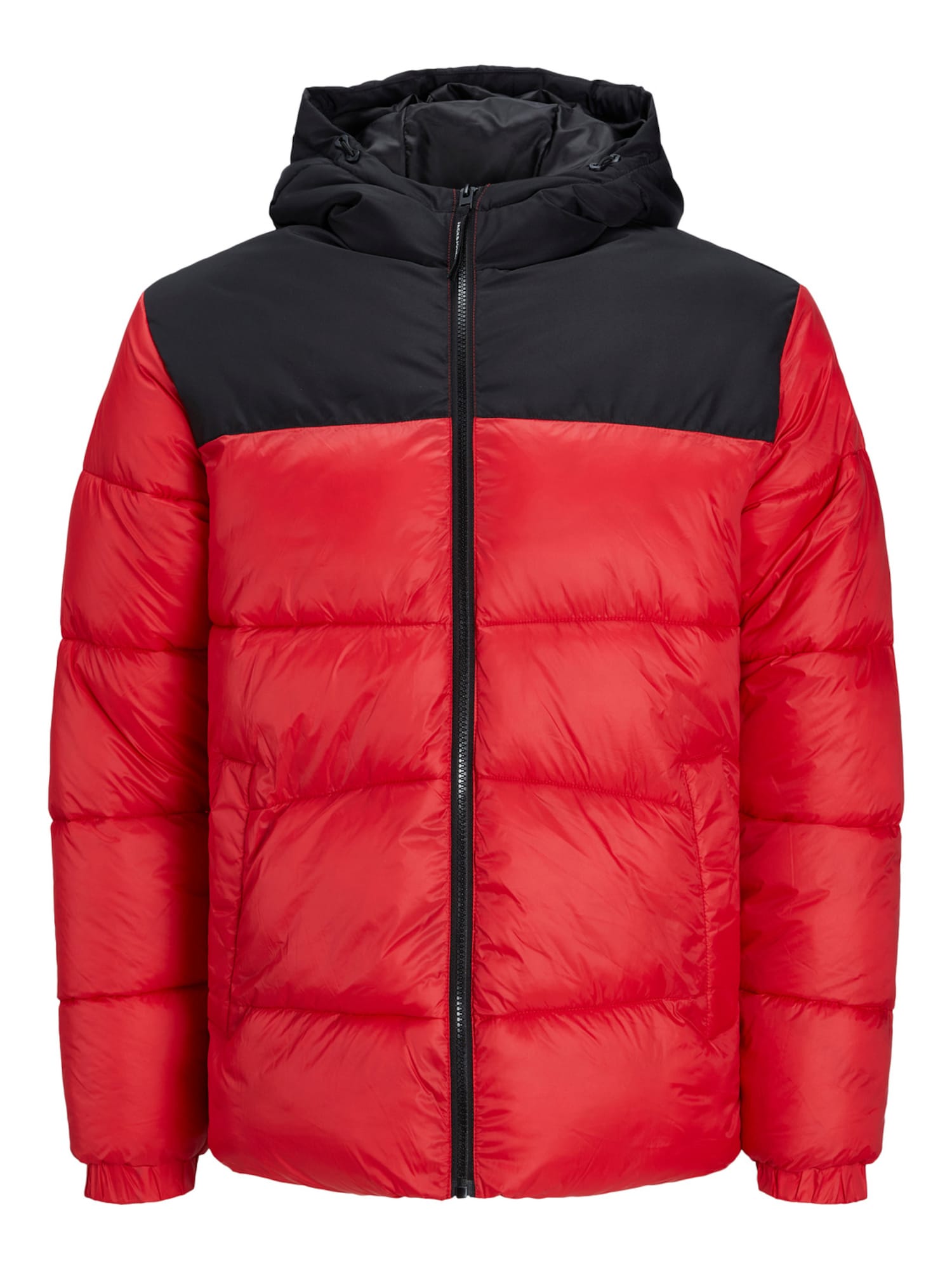 JACK & JONES Prehodna jakna 'CHILI'  rdeča / črna