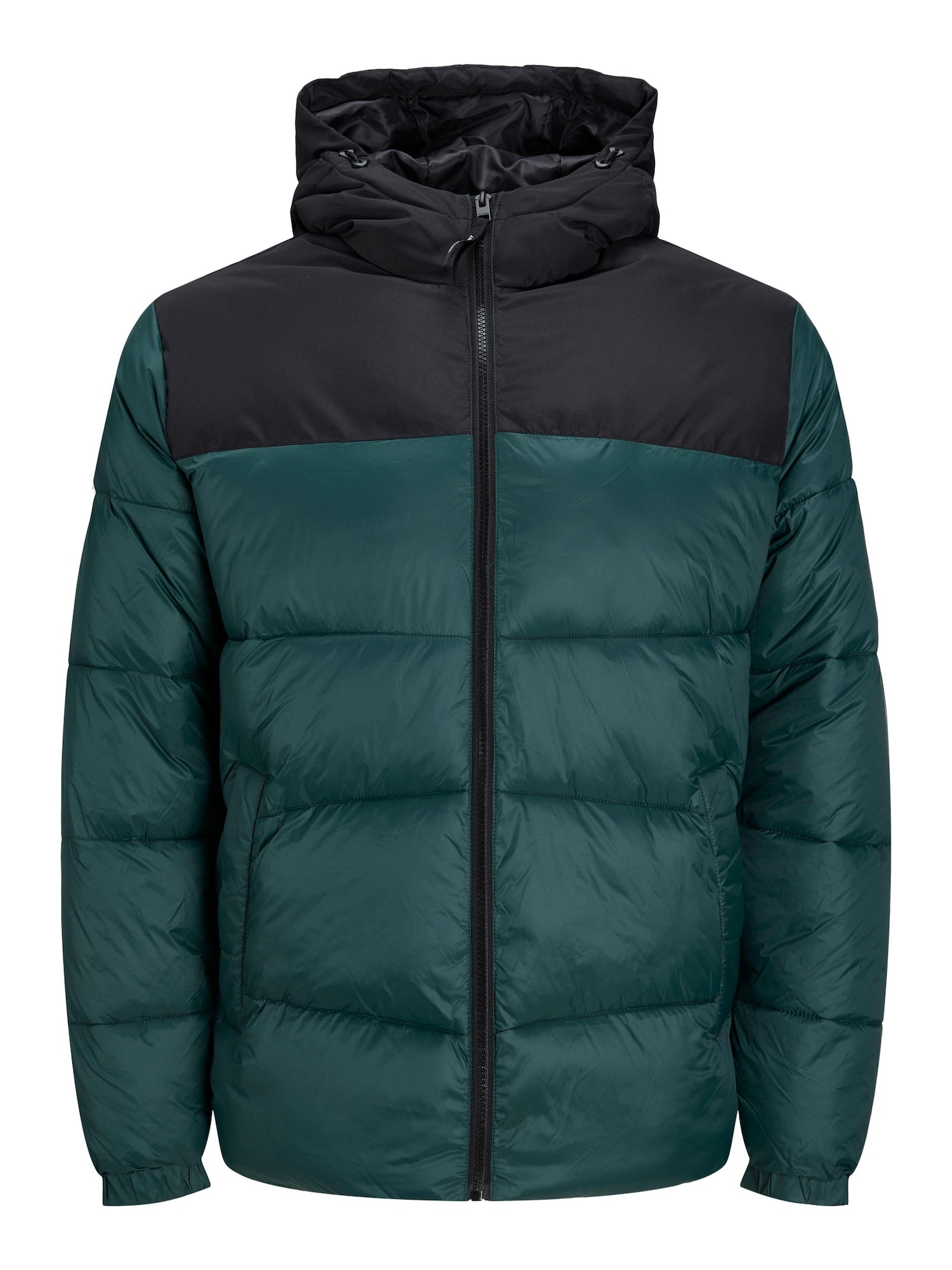 JACK & JONES Prehodna jakna 'Chili'  temno zelena / črna