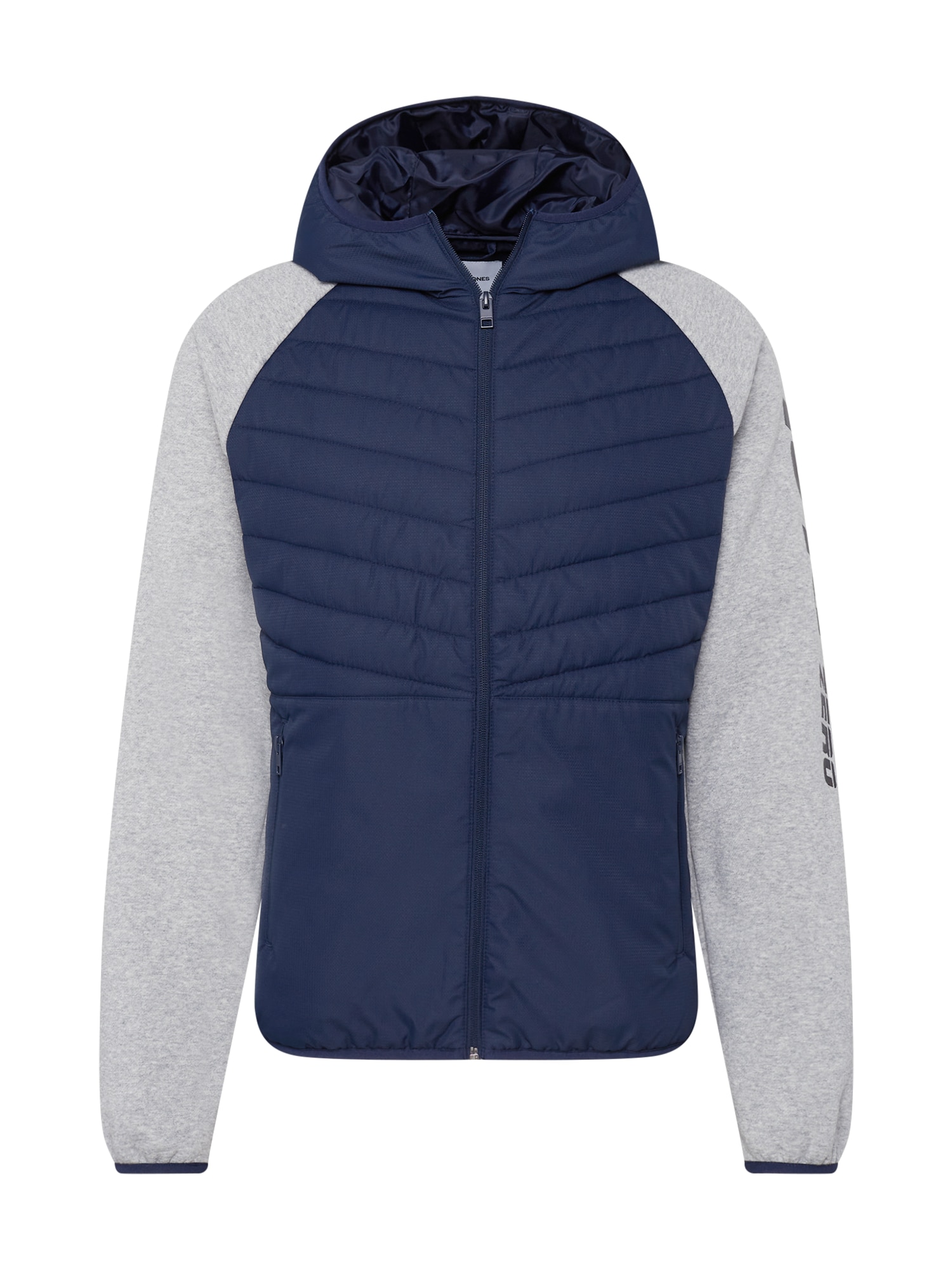JACK & JONES Prehodna jakna 'HANE'  mornarska / pegasto siva