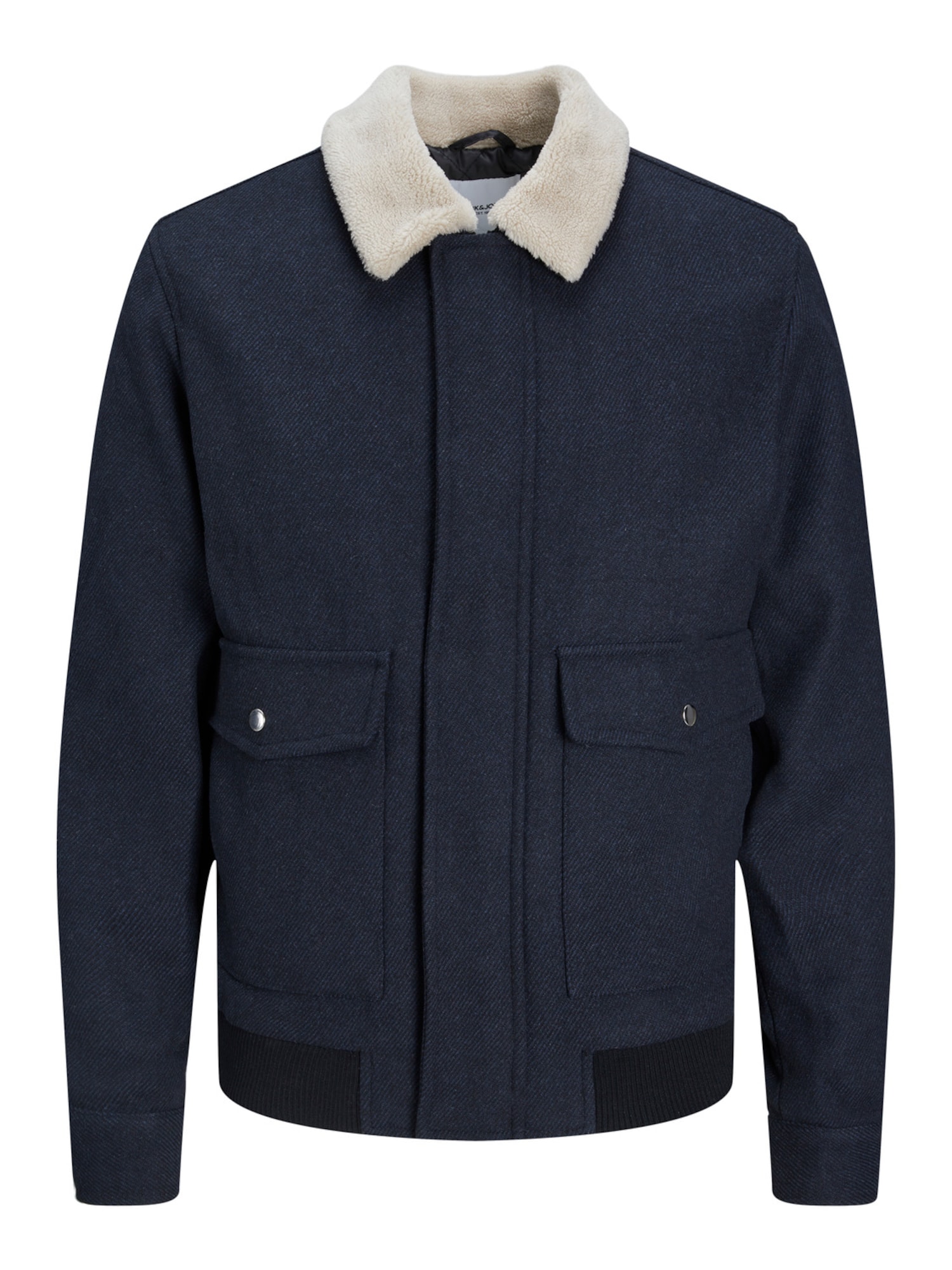 JACK & JONES Prehodna jakna 'Tom'  svetlo bež / temno modra