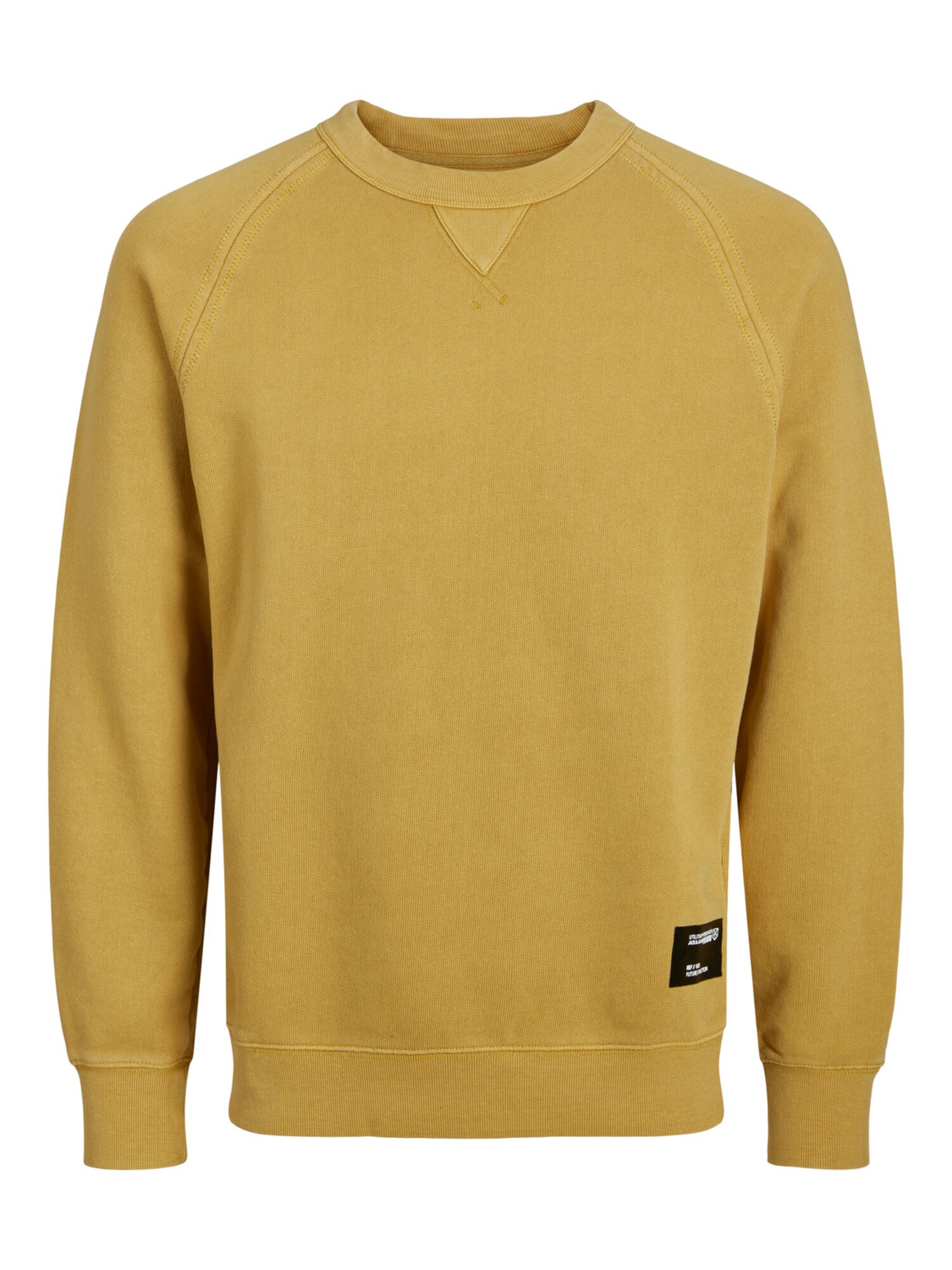JACK & JONES Pulover 'FADED'  rumena / črna