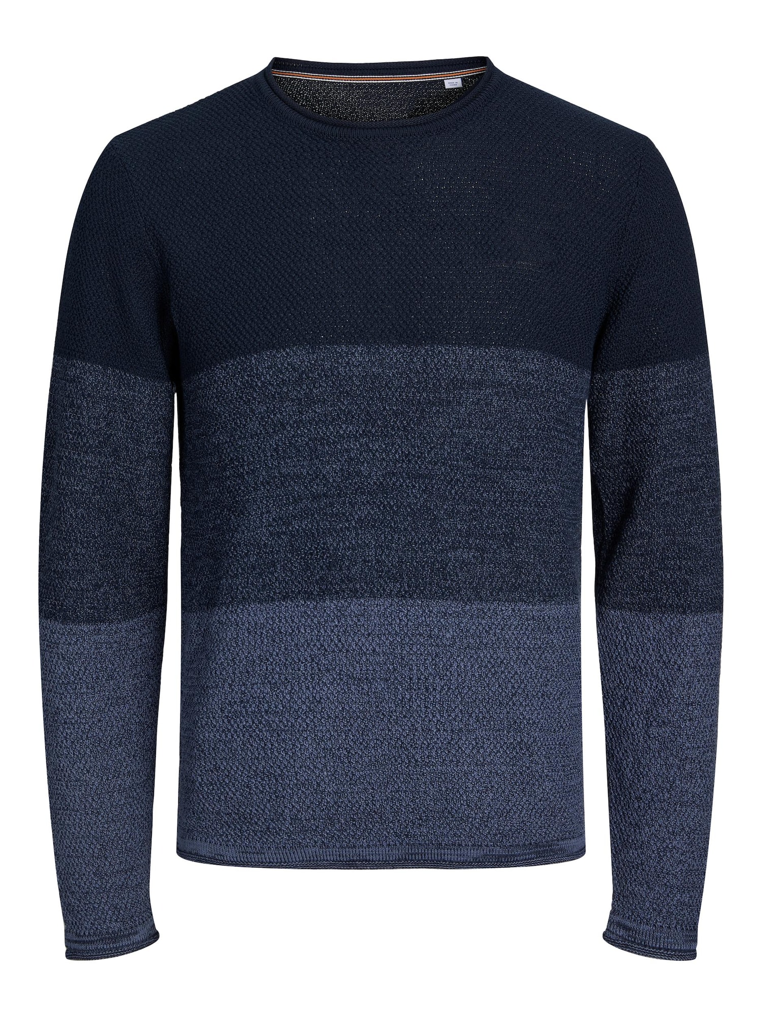 JACK & JONES Pulover 'ORTONS'  marine / mornarska / temno modra