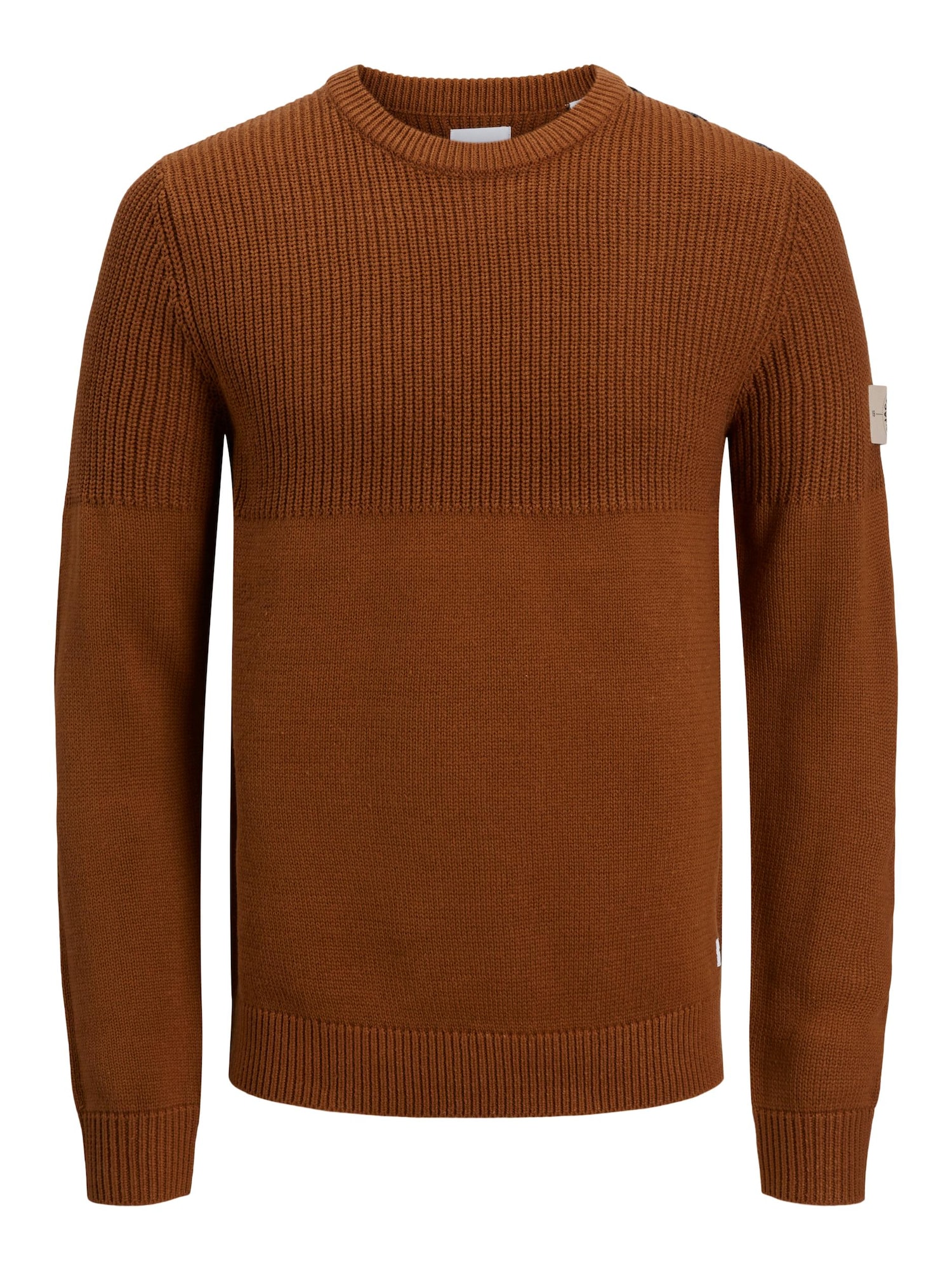 JACK & JONES Pulover 'SPENCER'  rjava