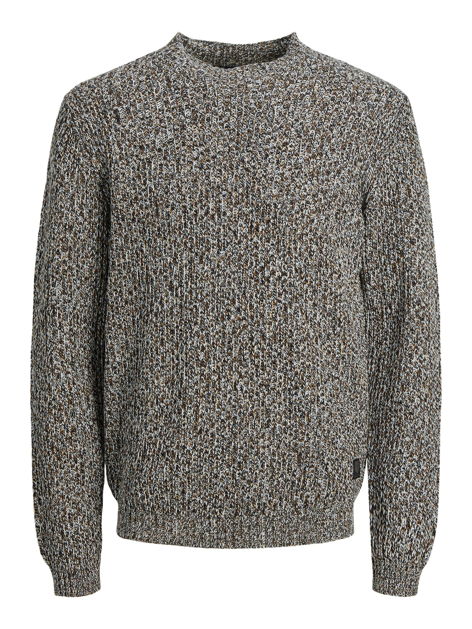 JACK & JONES Pulover  pikčasto rjava