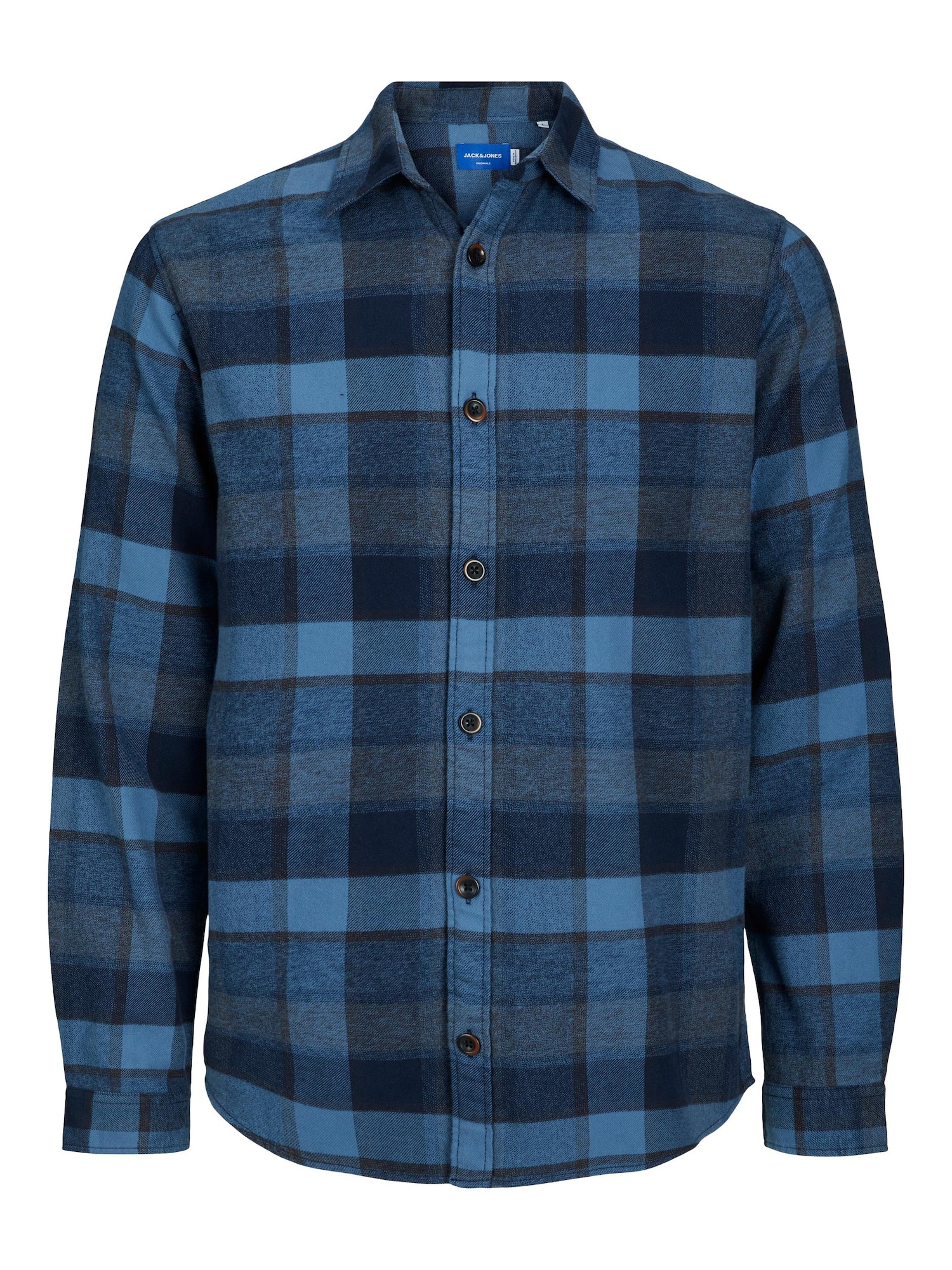 JACK & JONES Srajca 'Carl'  mornarska / temno modra / črna