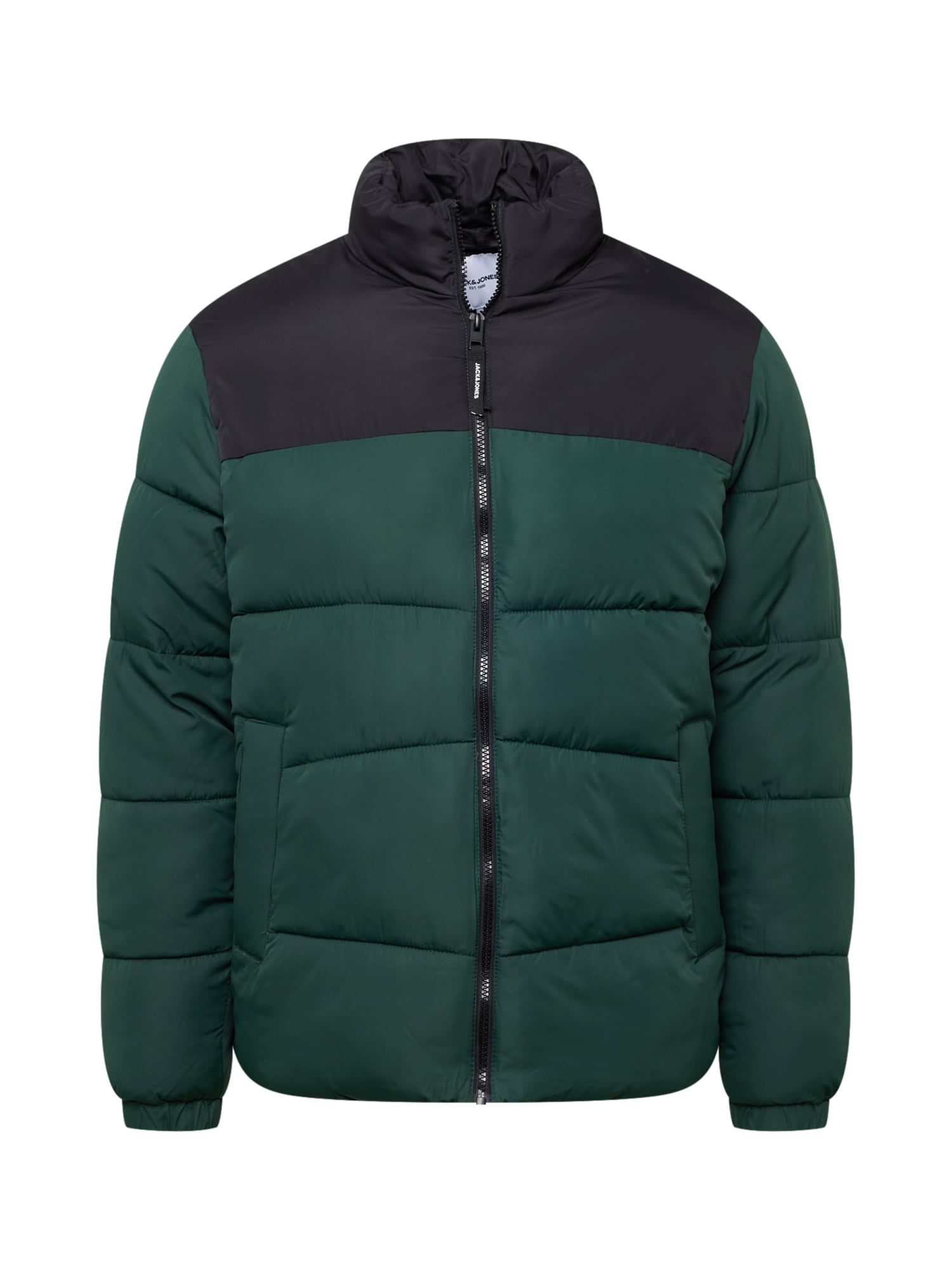 JACK & JONES Zimska jakna 'CHILI'  temno zelena / črna