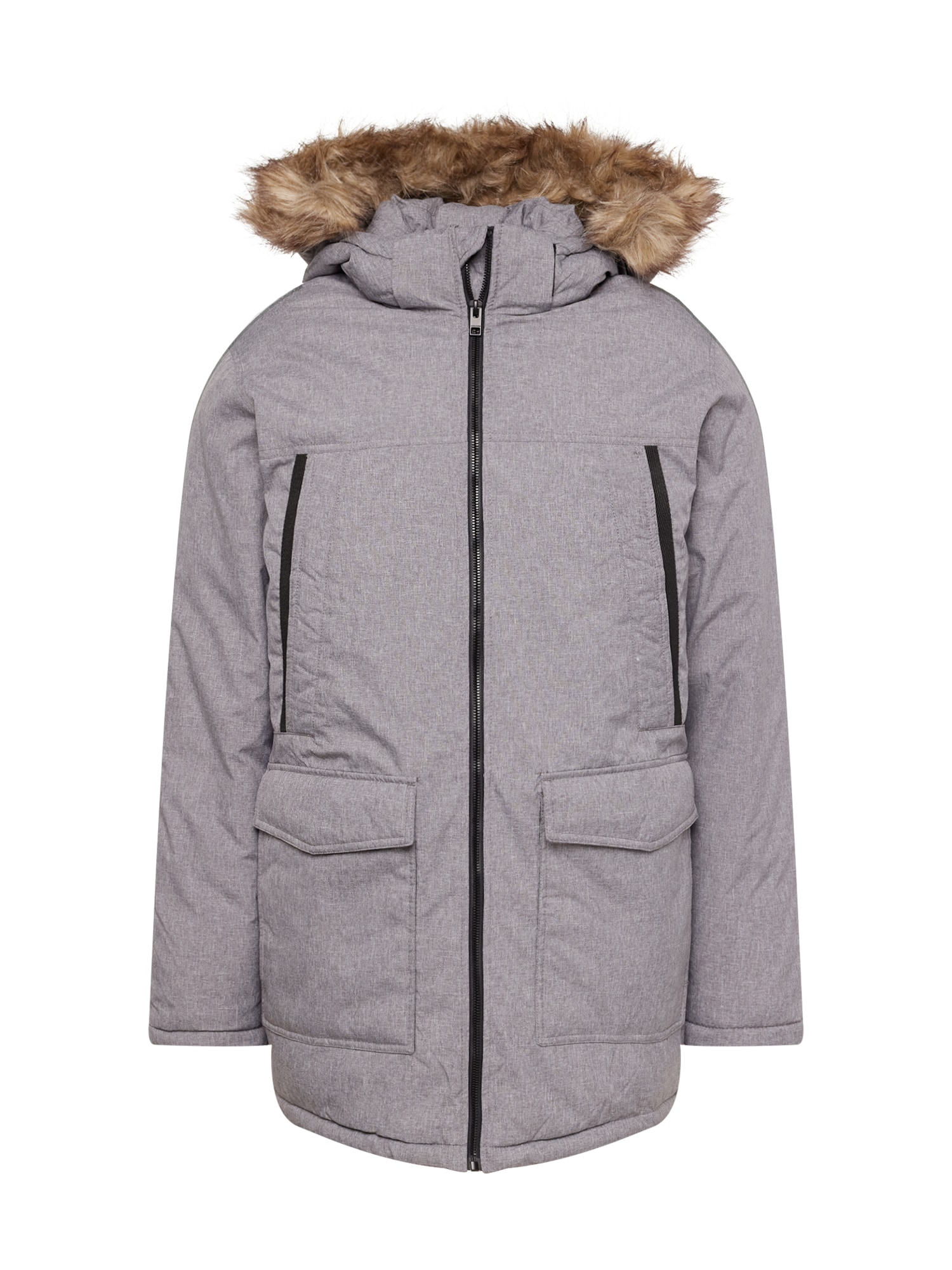 JACK & JONES Zimska jakna 'CRAFT'  rjava / kamen