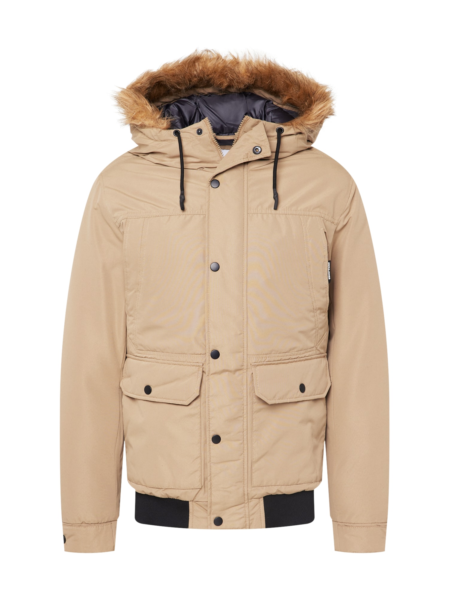 JACK & JONES Zimska jakna 'WINNER'  bež / črna
