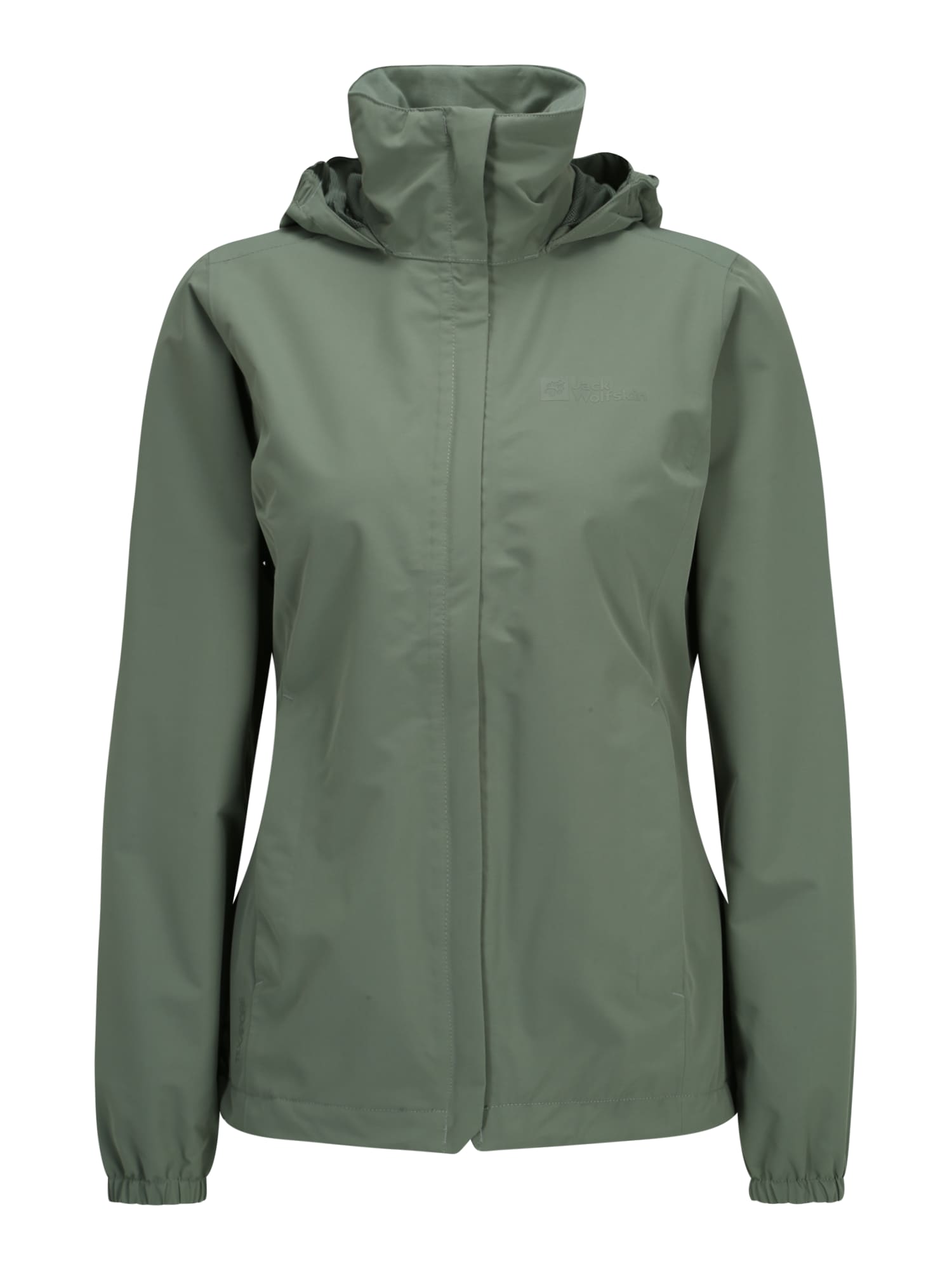 JACK WOLFSKIN Zunanja jakna 'STORMY POINT'  pastelno zelena