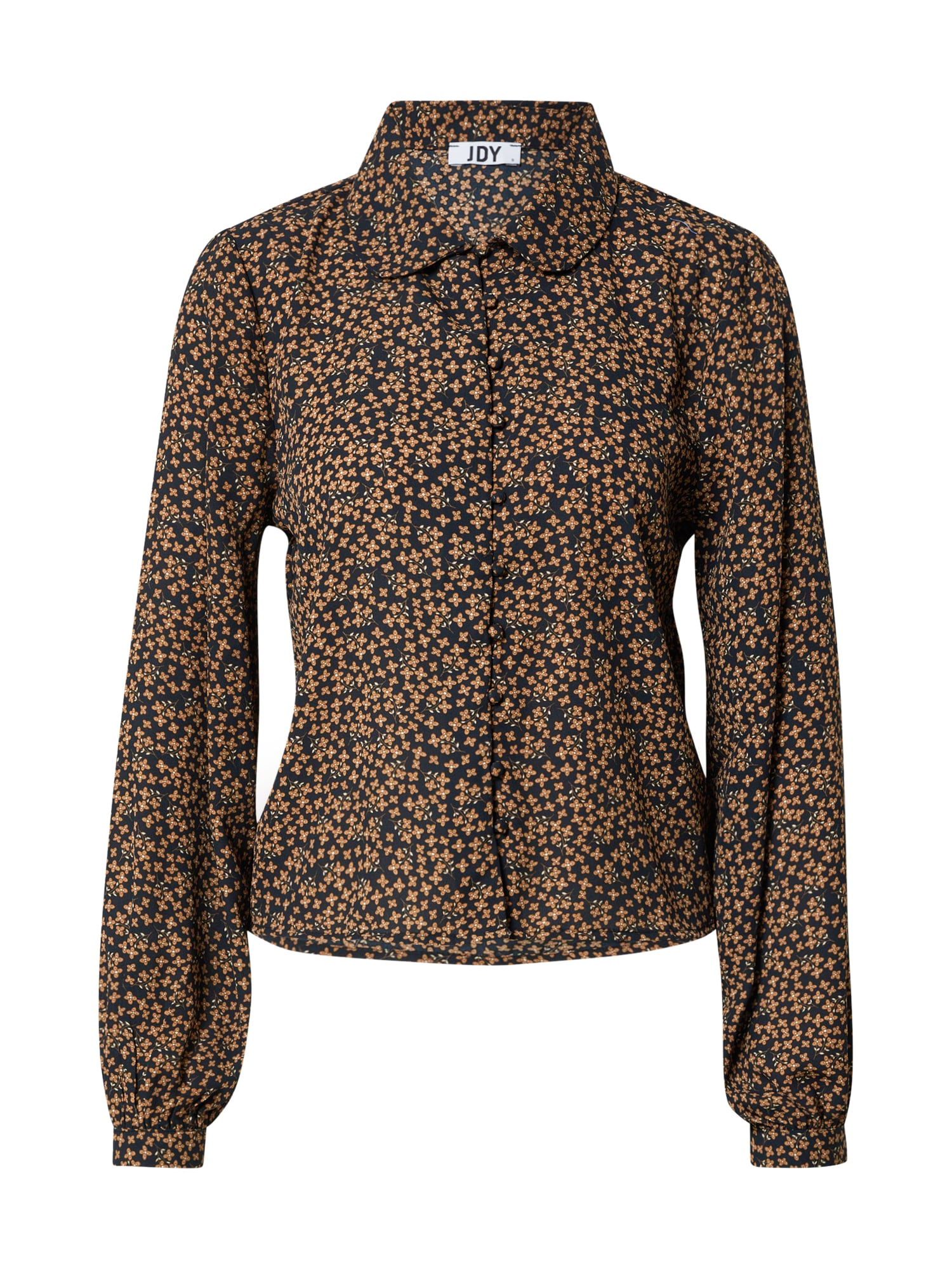 JDY Bluza 'HERMINE'  kremna / svetlo rjava / zelena / črna
