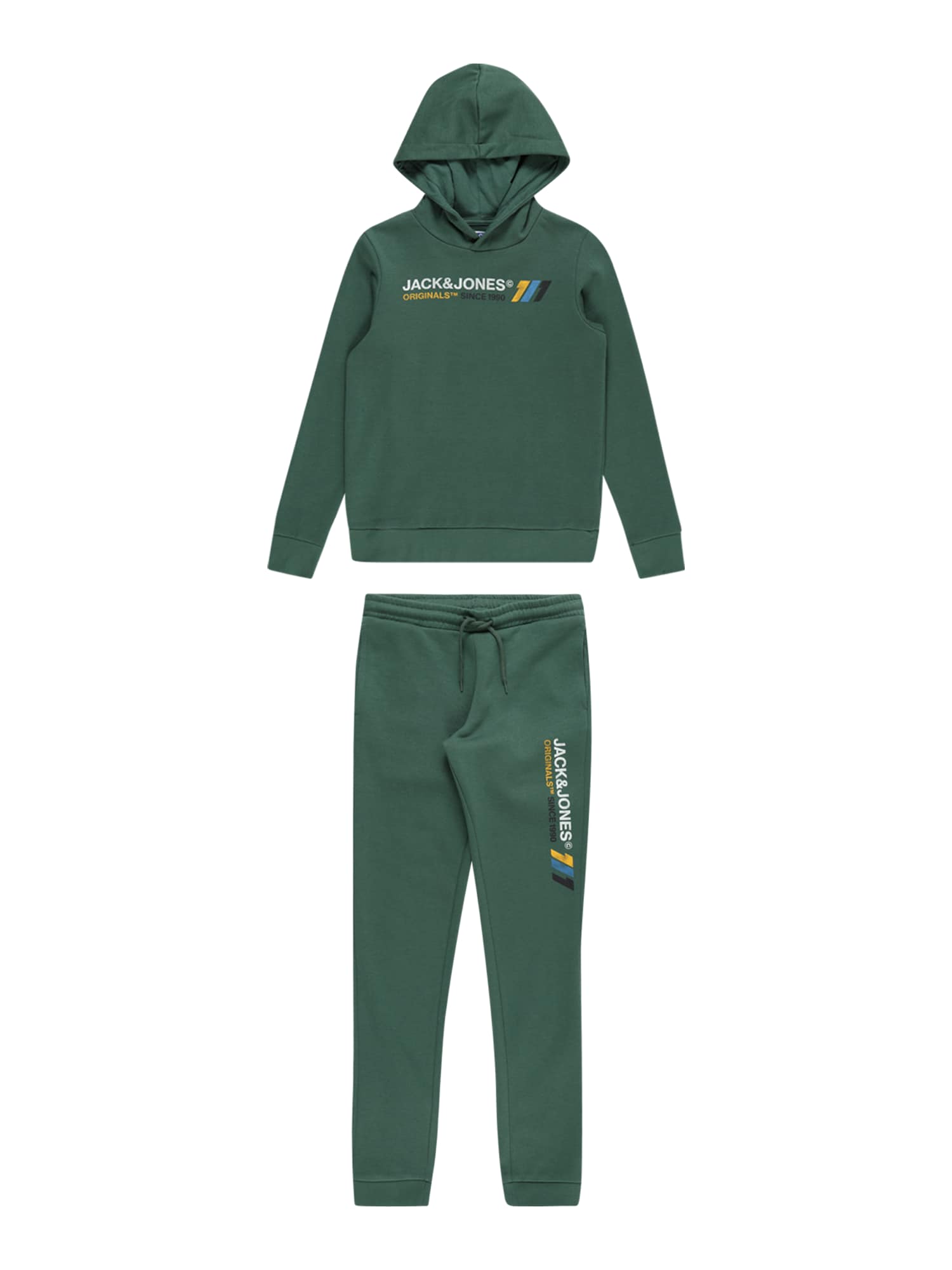 Jack & Jones Junior Komplet 'NATE'  modra / rumena / zelena / bela