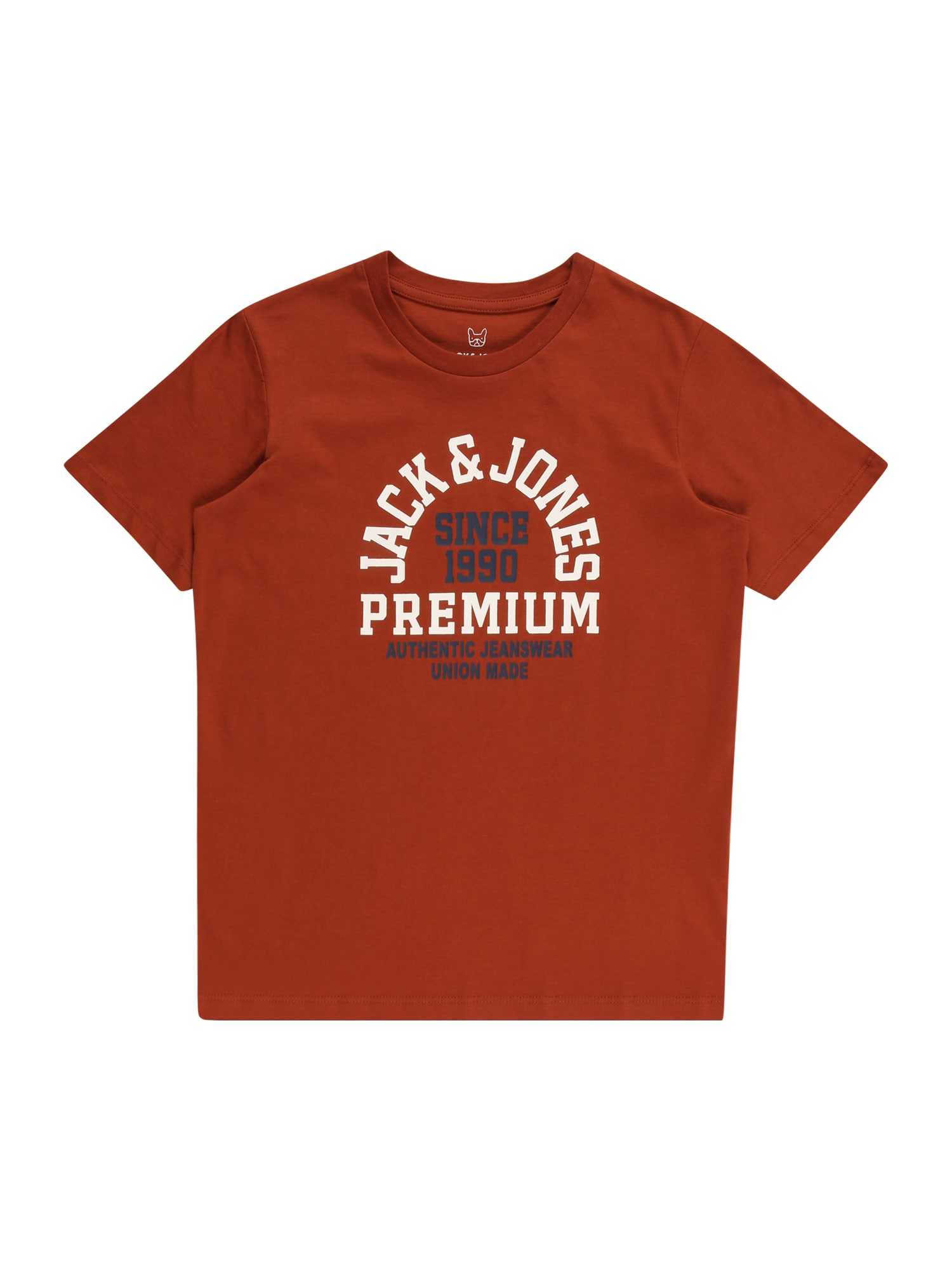 Jack & Jones Junior Majica 'BLU BOOSTER'  mornarska / temno rdeča / bela