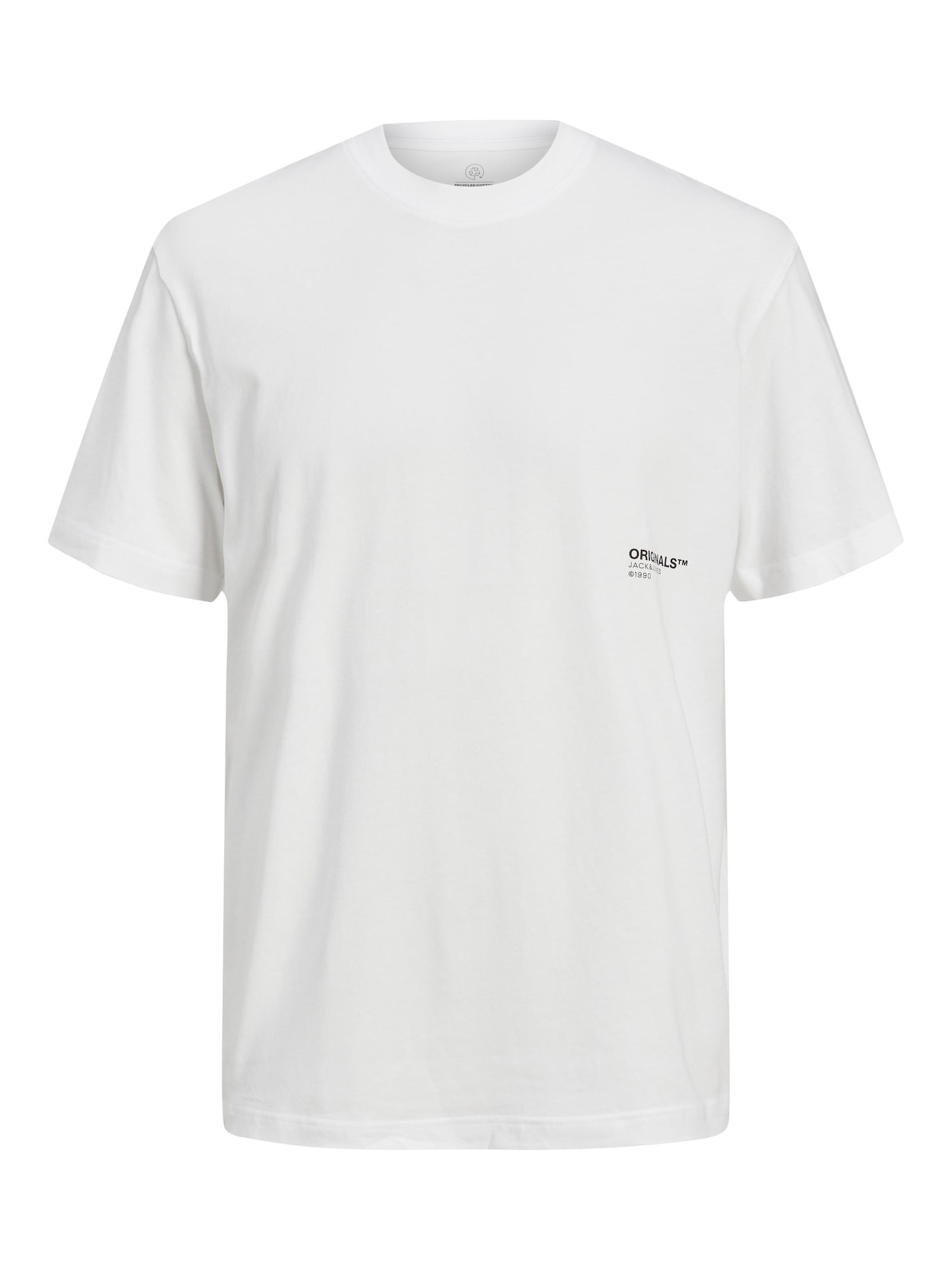 Jack & Jones Junior Majica 'Clean'  črna / bela