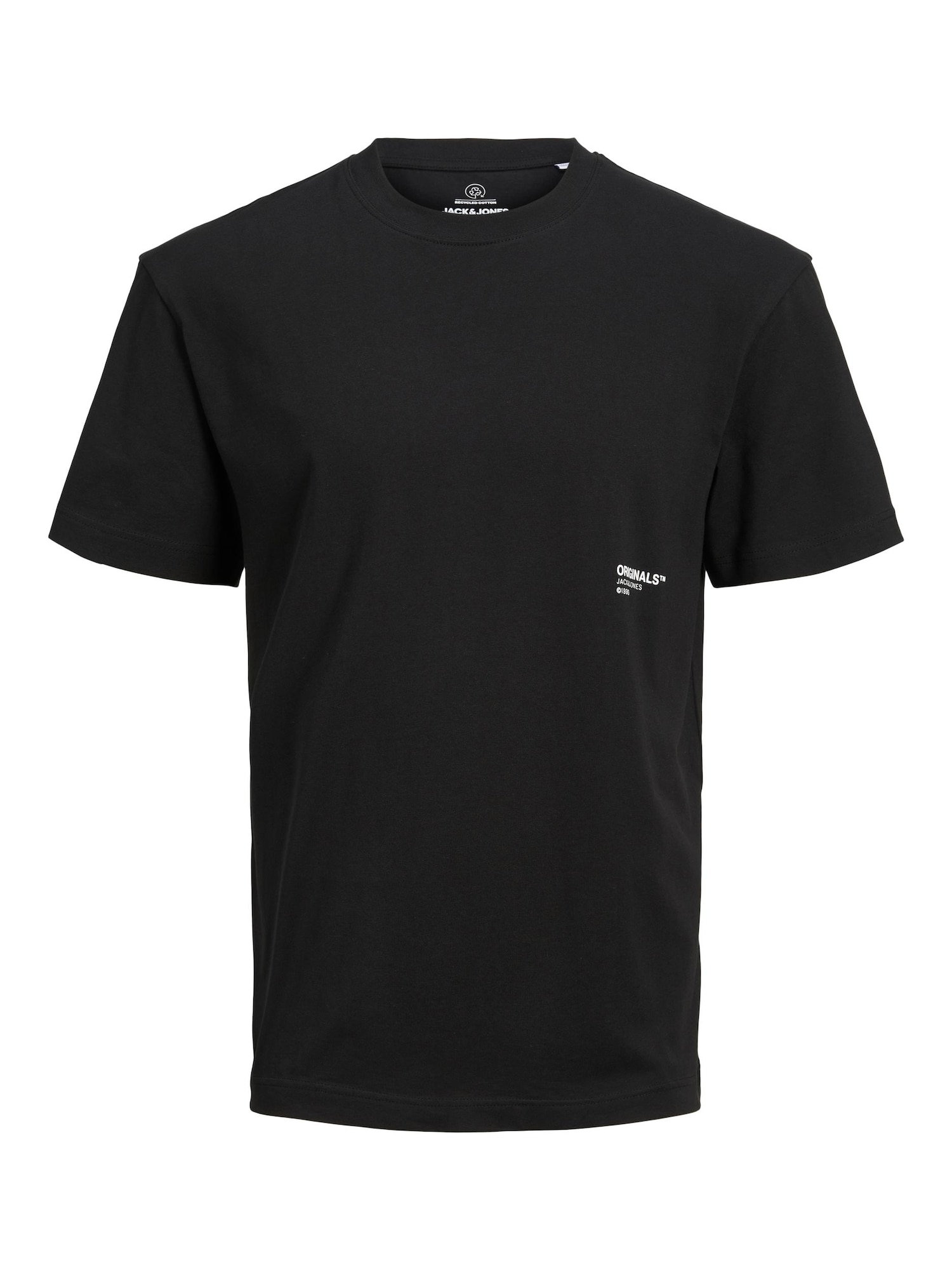 Jack & Jones Junior Majica 'Clean'  črna / bela