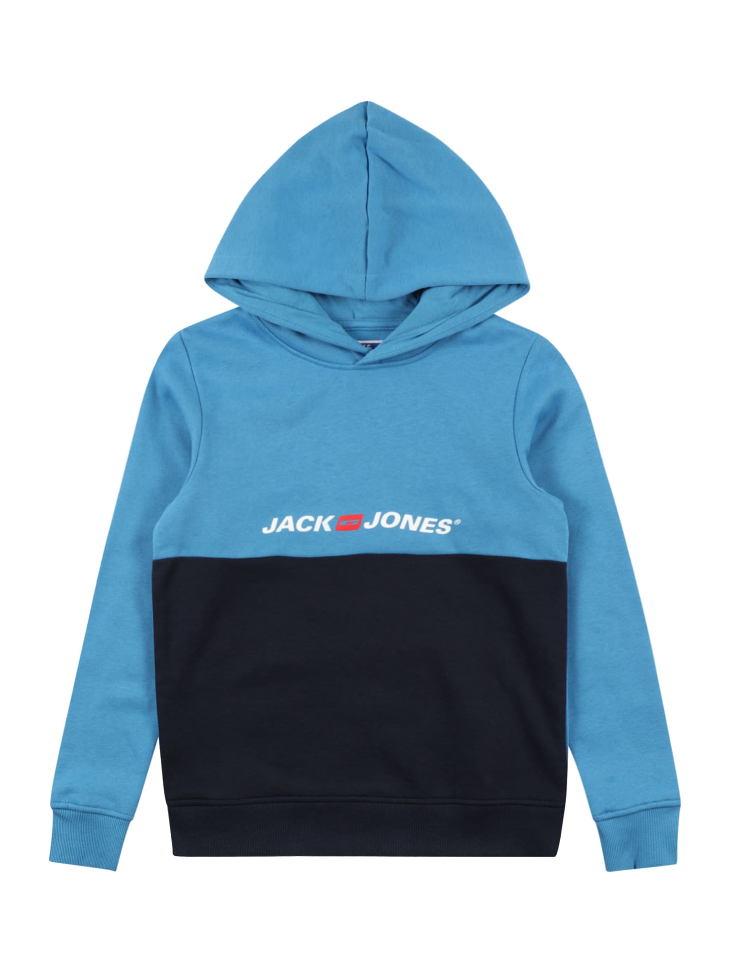Jack & Jones Junior Majica 'Corps'  mornarska / azur / ognjeno rdeča / bela