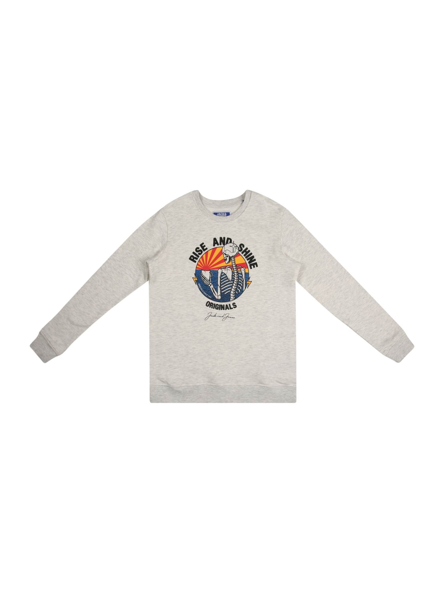 Jack & Jones Junior Majica 'Headon'  siva / mešane barve