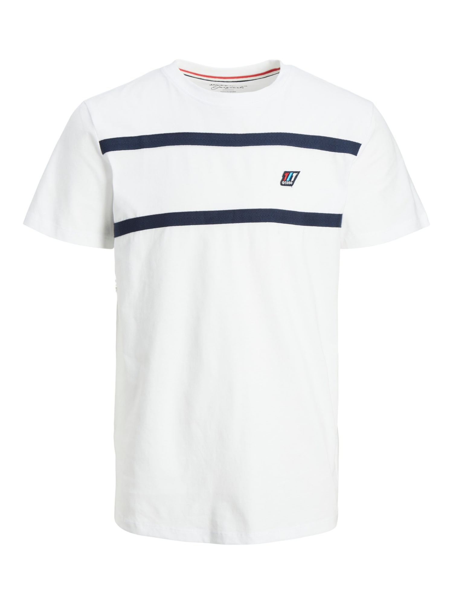 Jack & Jones Junior Majica 'JORSLOPE'  mornarska / bela