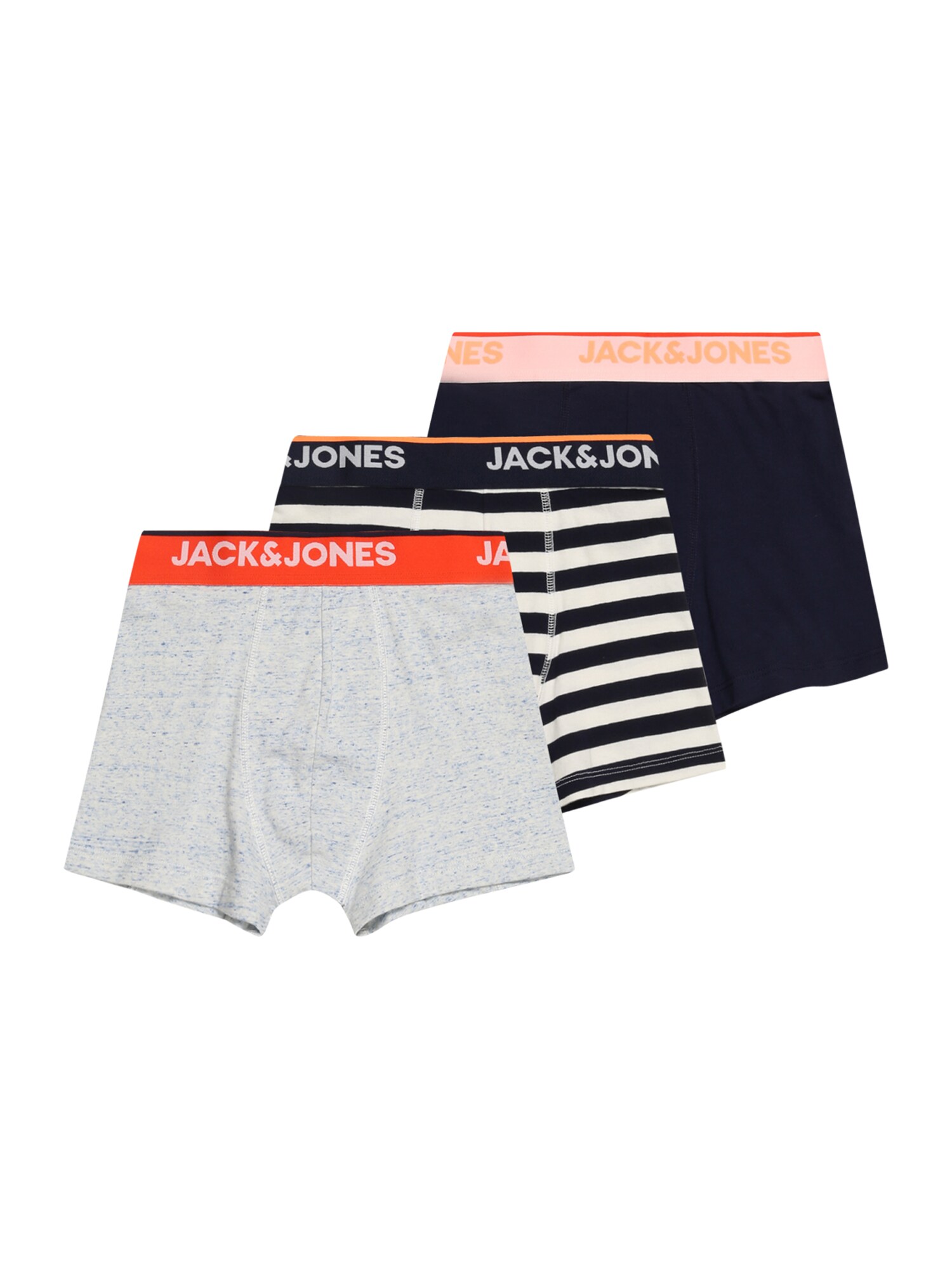 Jack & Jones Junior Spodnjice 'Dave'  mornarska / progasto modra / ognjeno rdeča / bela