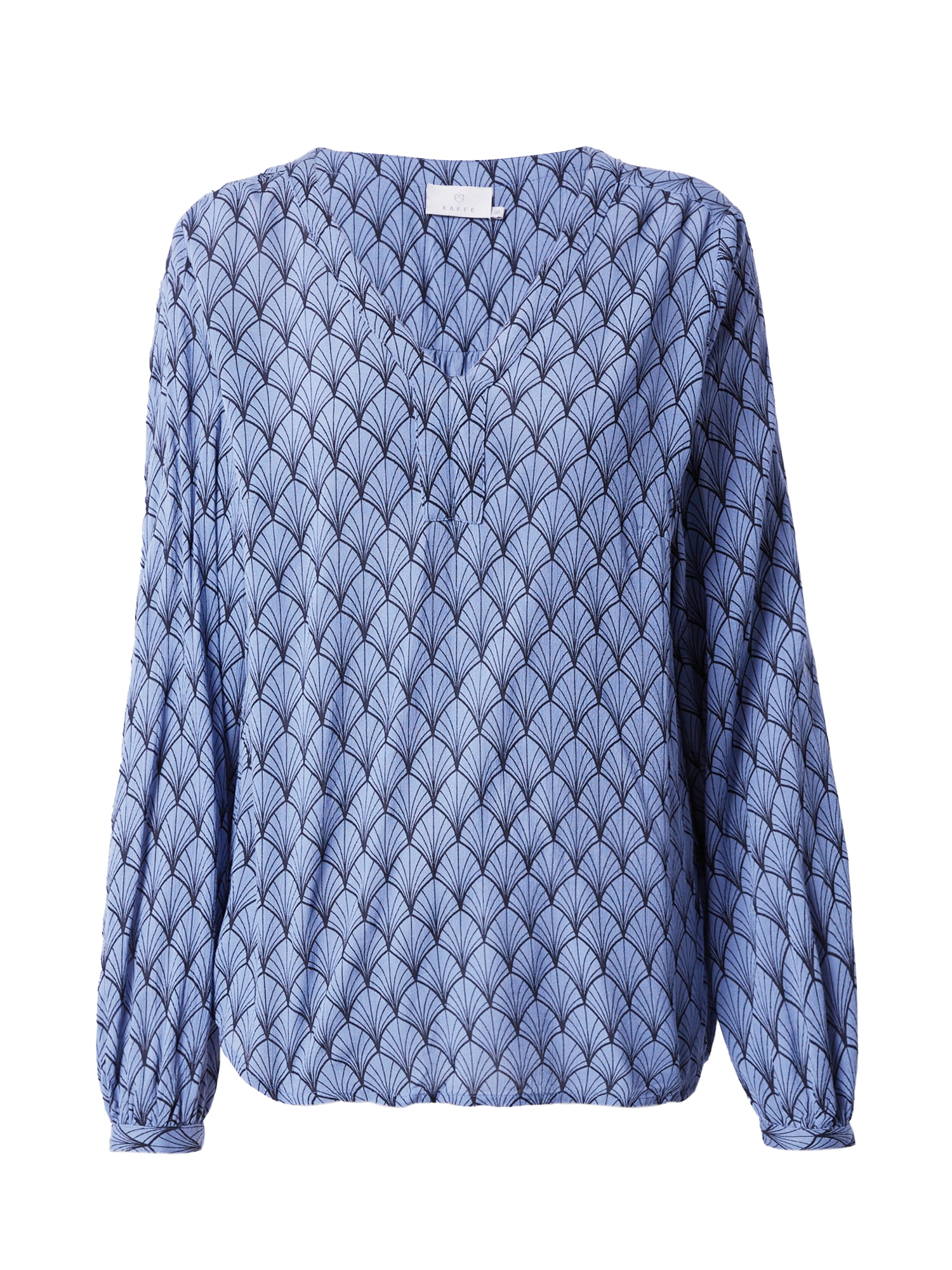 Kaffe Bluza 'Olivia Amber'  modra / črna