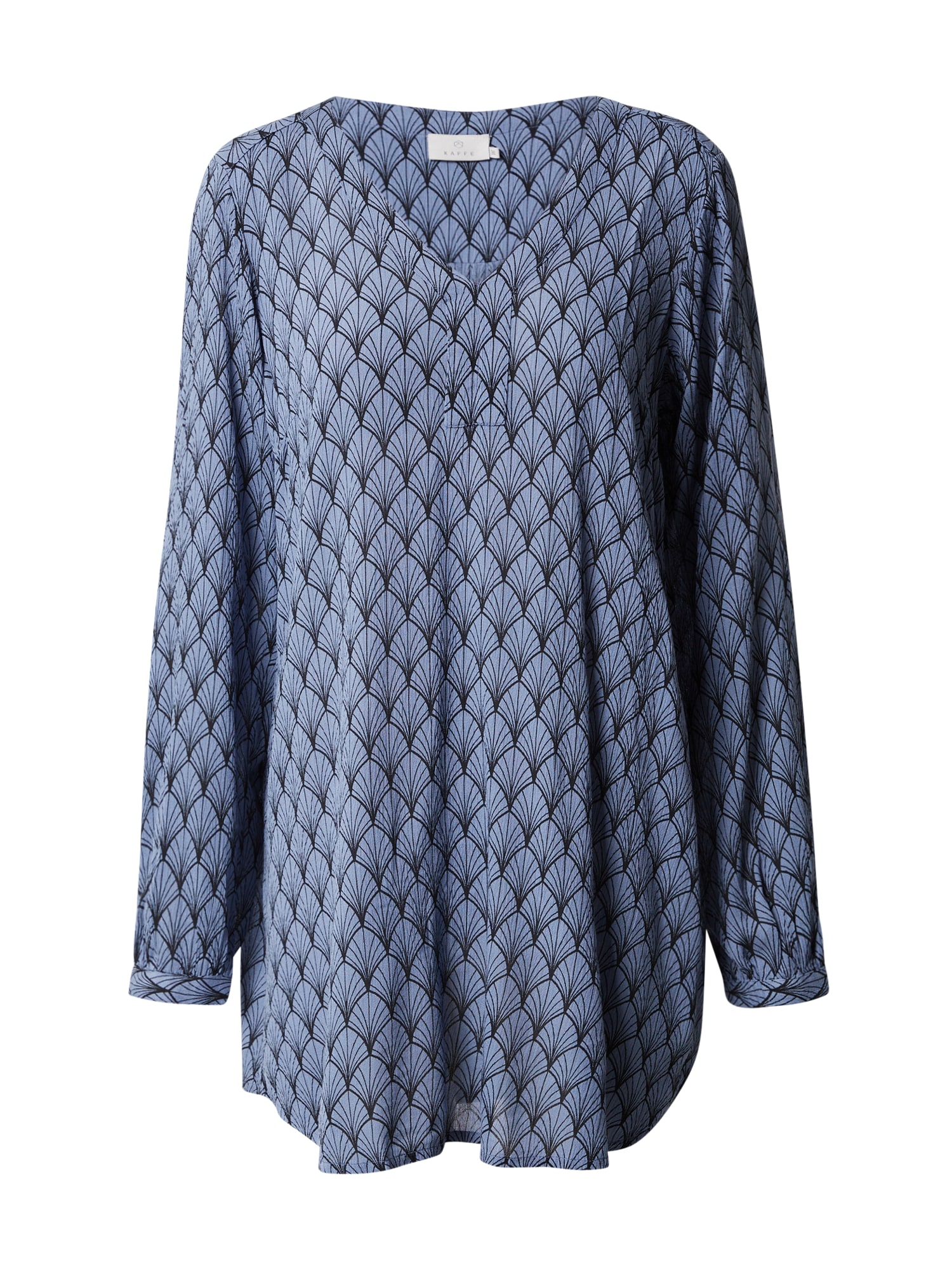 Kaffe Bluza 'Olivia'  dimno modra / črna