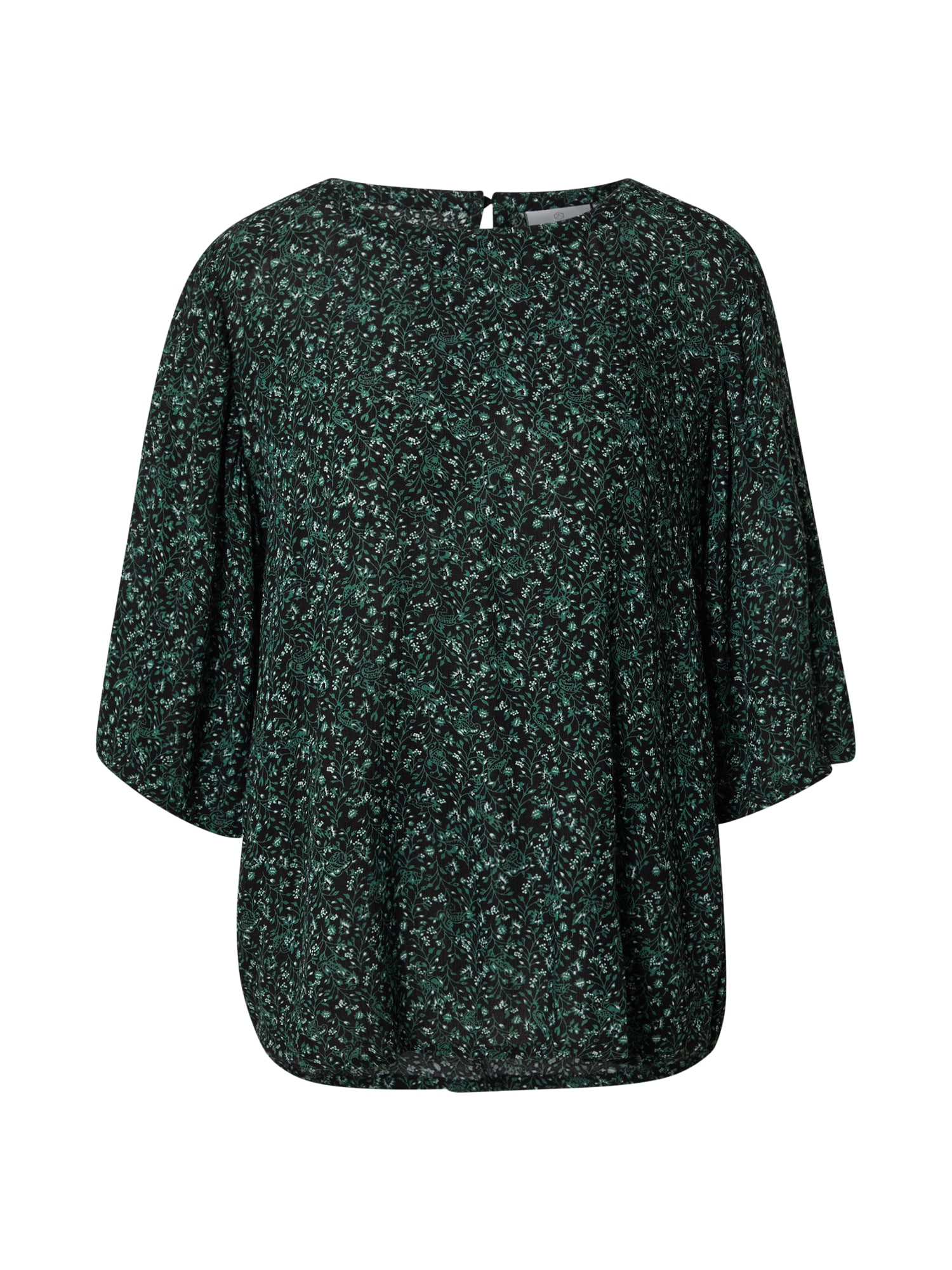 Kaffe Bluza 'Sally'  zelena / črna