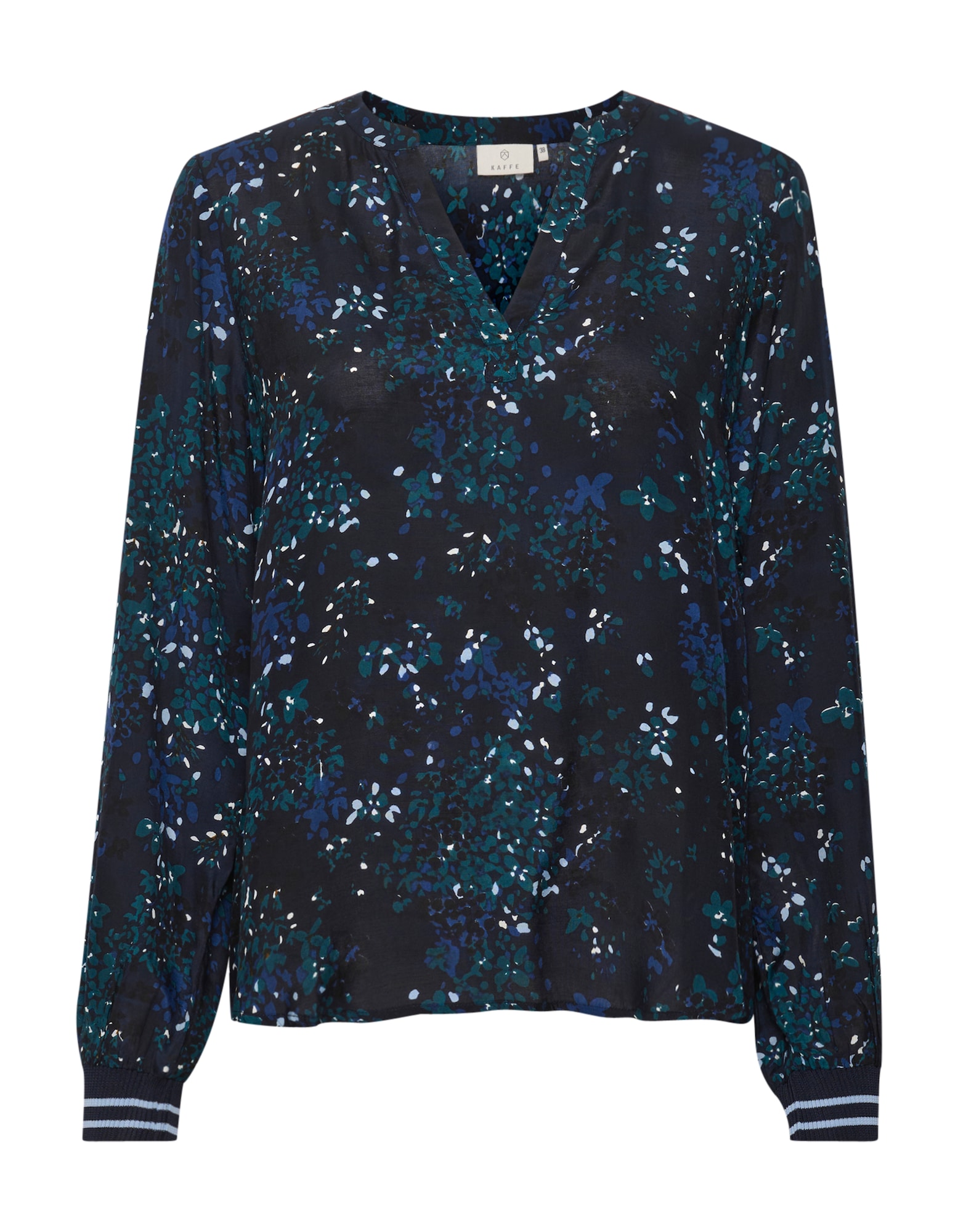 Kaffe Bluza 'Tilda'  mornarska / temno modra / temno zelena / bela