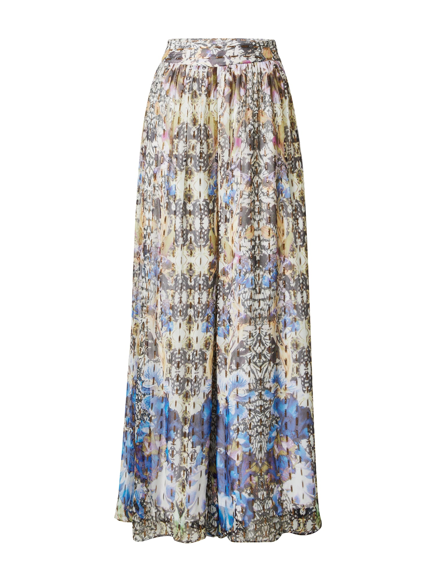 Karen Millen Hlače  kremna / safir / rumena / temno siva