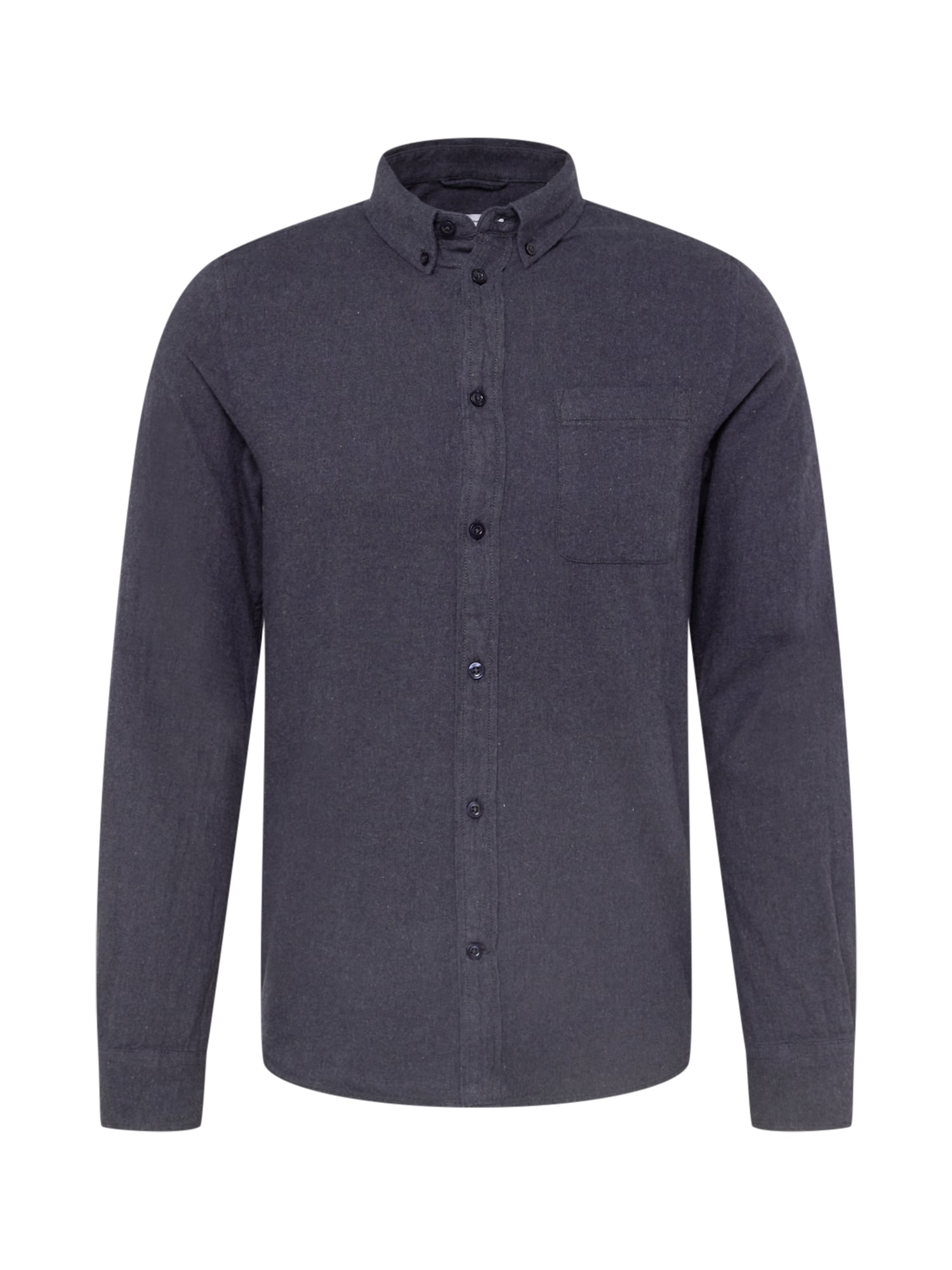 KnowledgeCotton Apparel Srajca 'ELDER'  mornarska