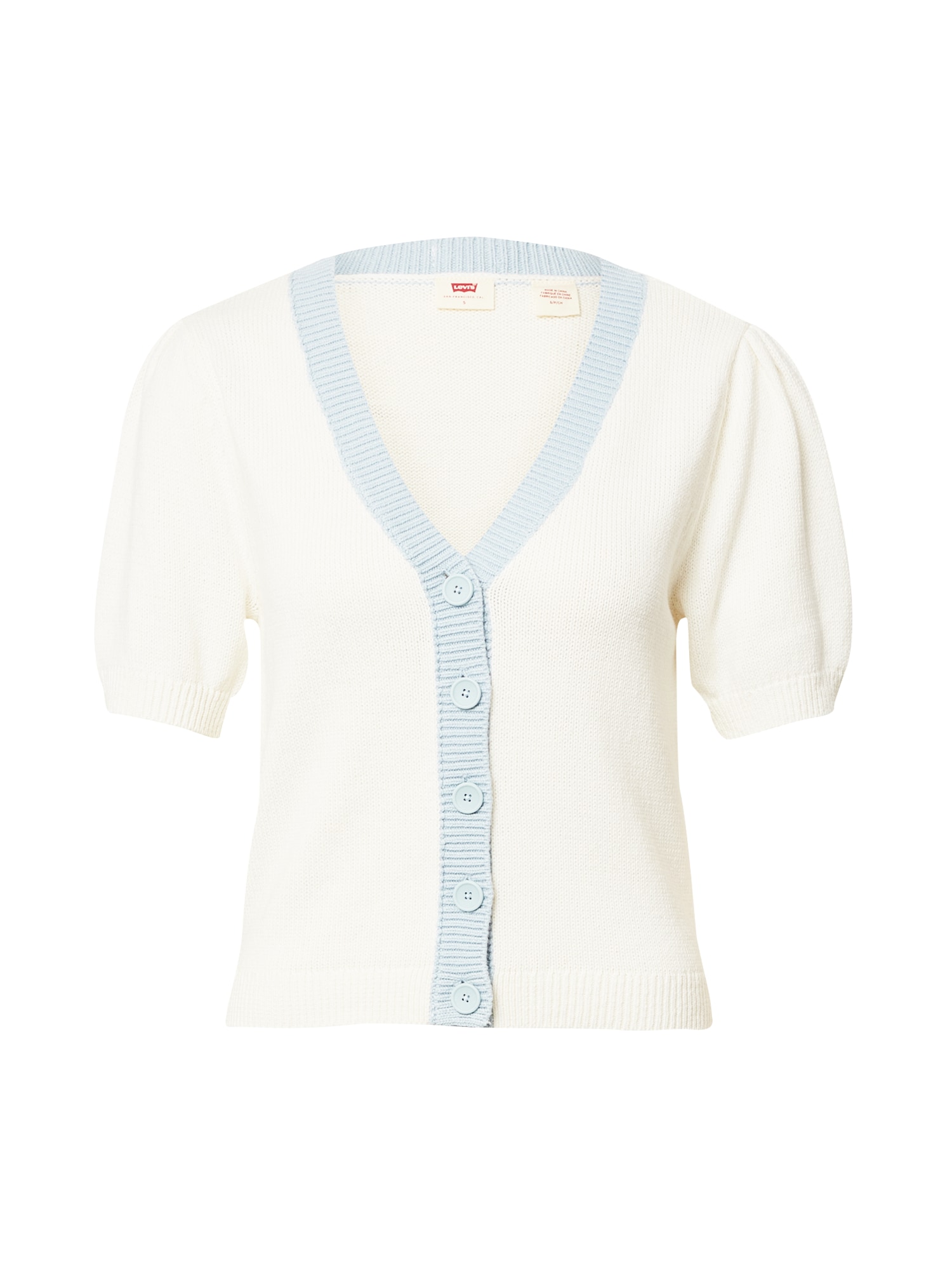 LEVI'S Pletena jopa 'JOSIE'  kremna / svetlo modra