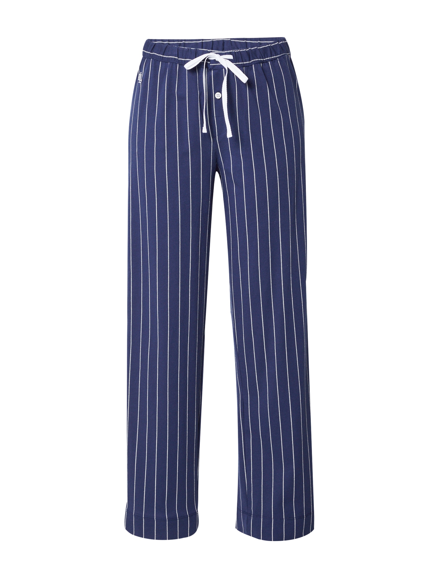 Lauren Ralph Lauren Spodnji del pižame  mornarska / bela