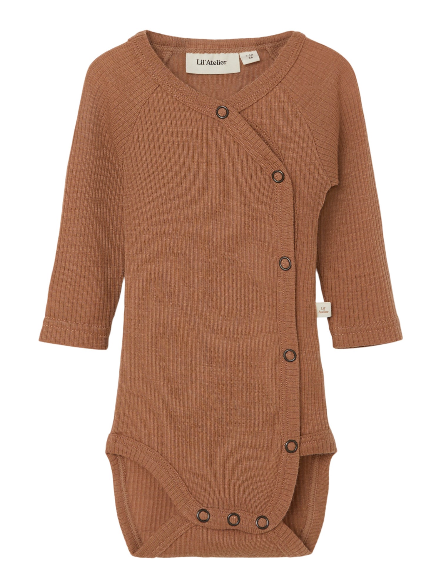 Lil ' Atelier Kids Pajac/bodi 'FABLE'  karamel