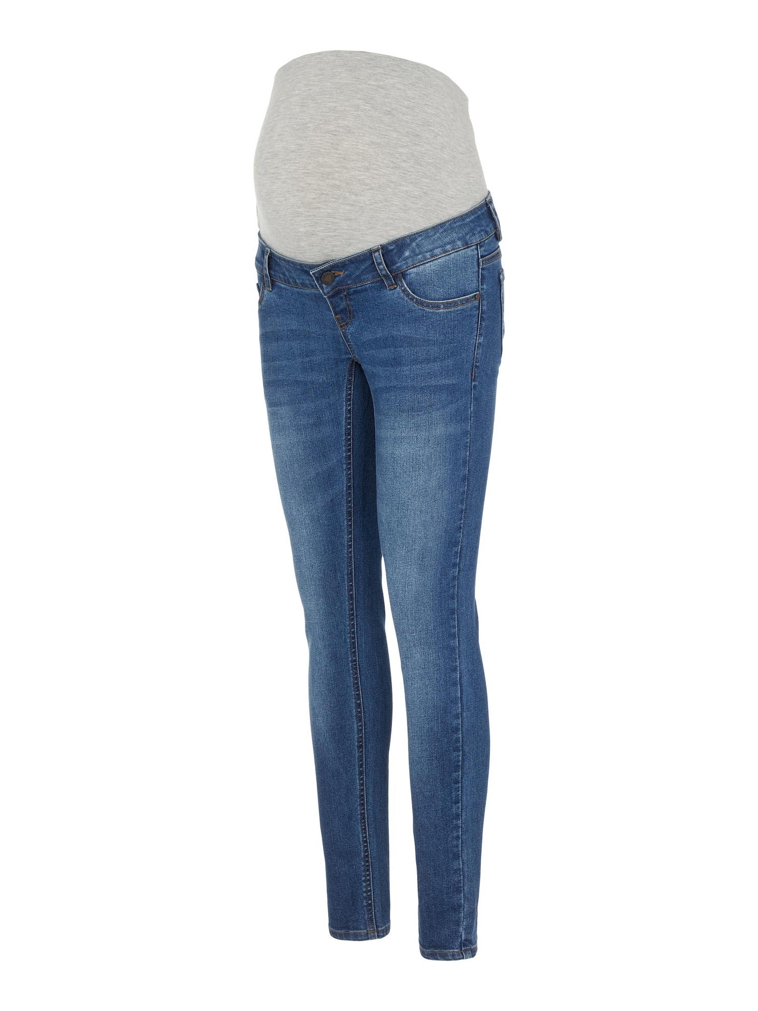 MAMALICIOUS Kavbojke 'Novo'  moder denim / pegasto siva