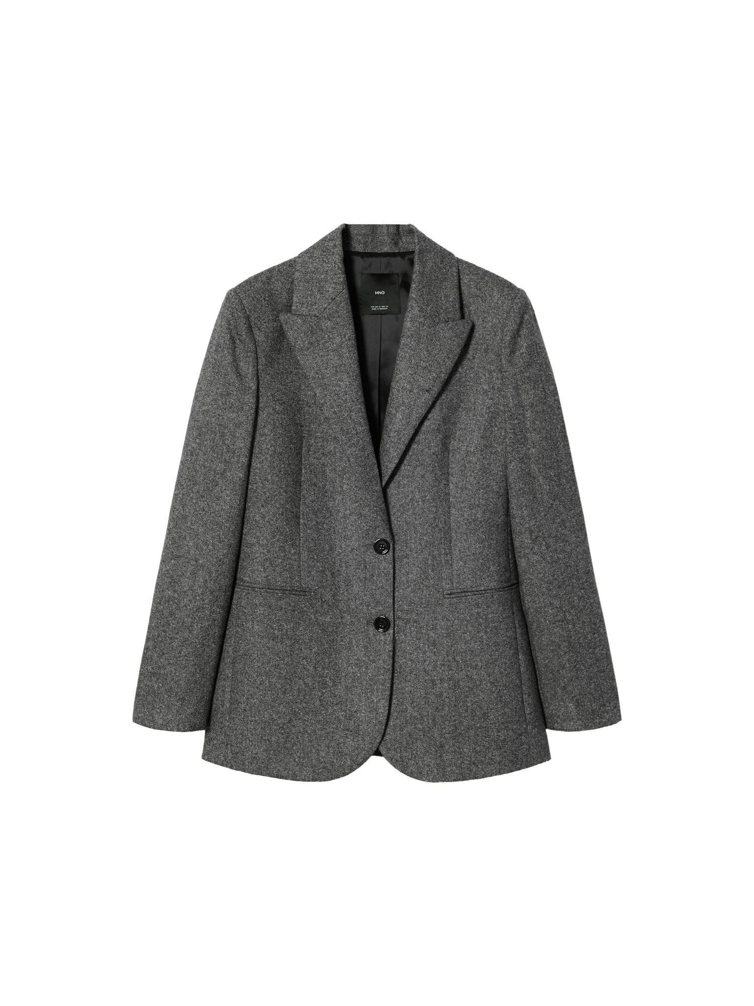 MANGO Blazer 'Blake'  pegasto siva