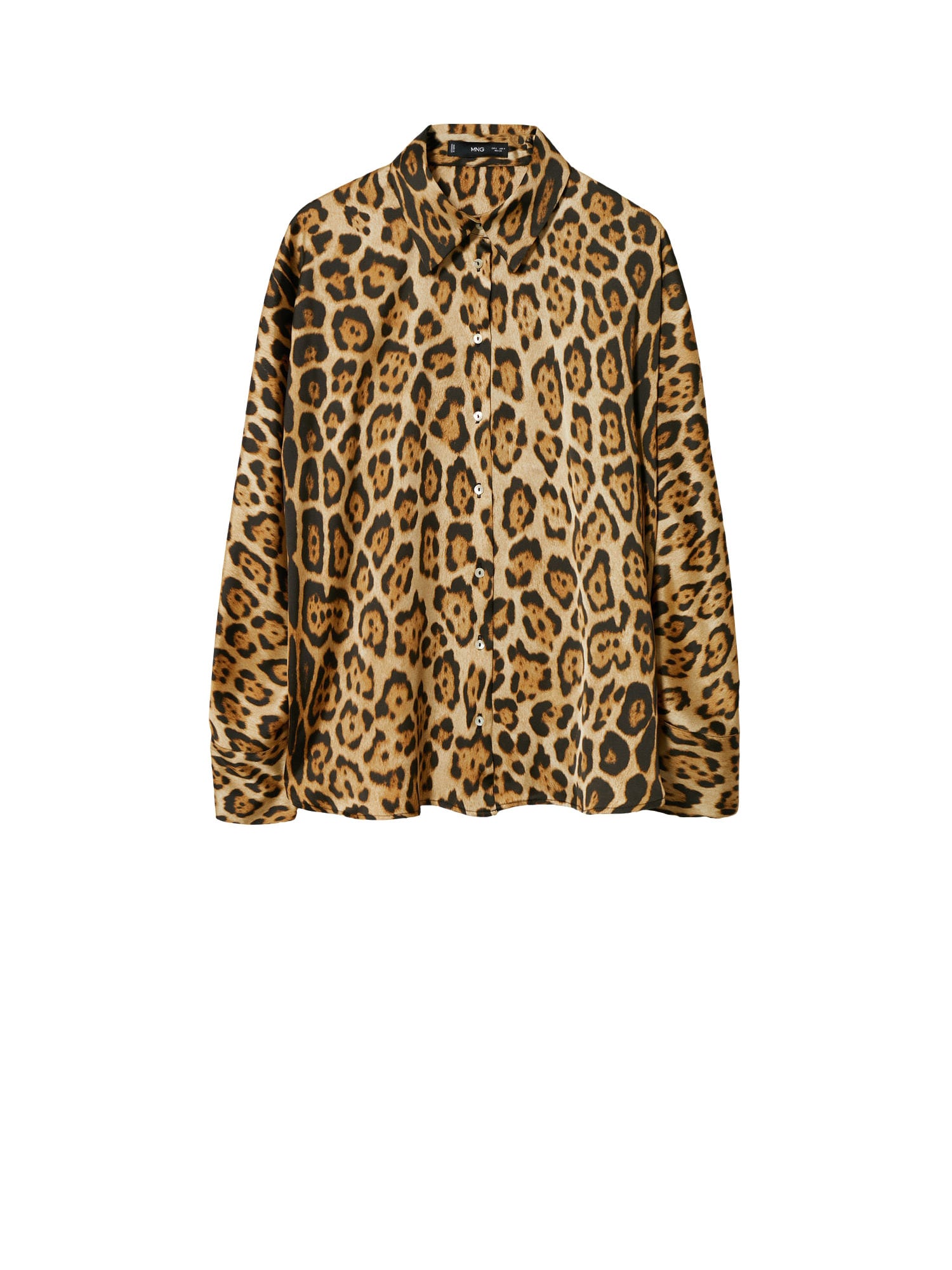 MANGO Bluza 'Leo'  bež / svetlo rjava / črna