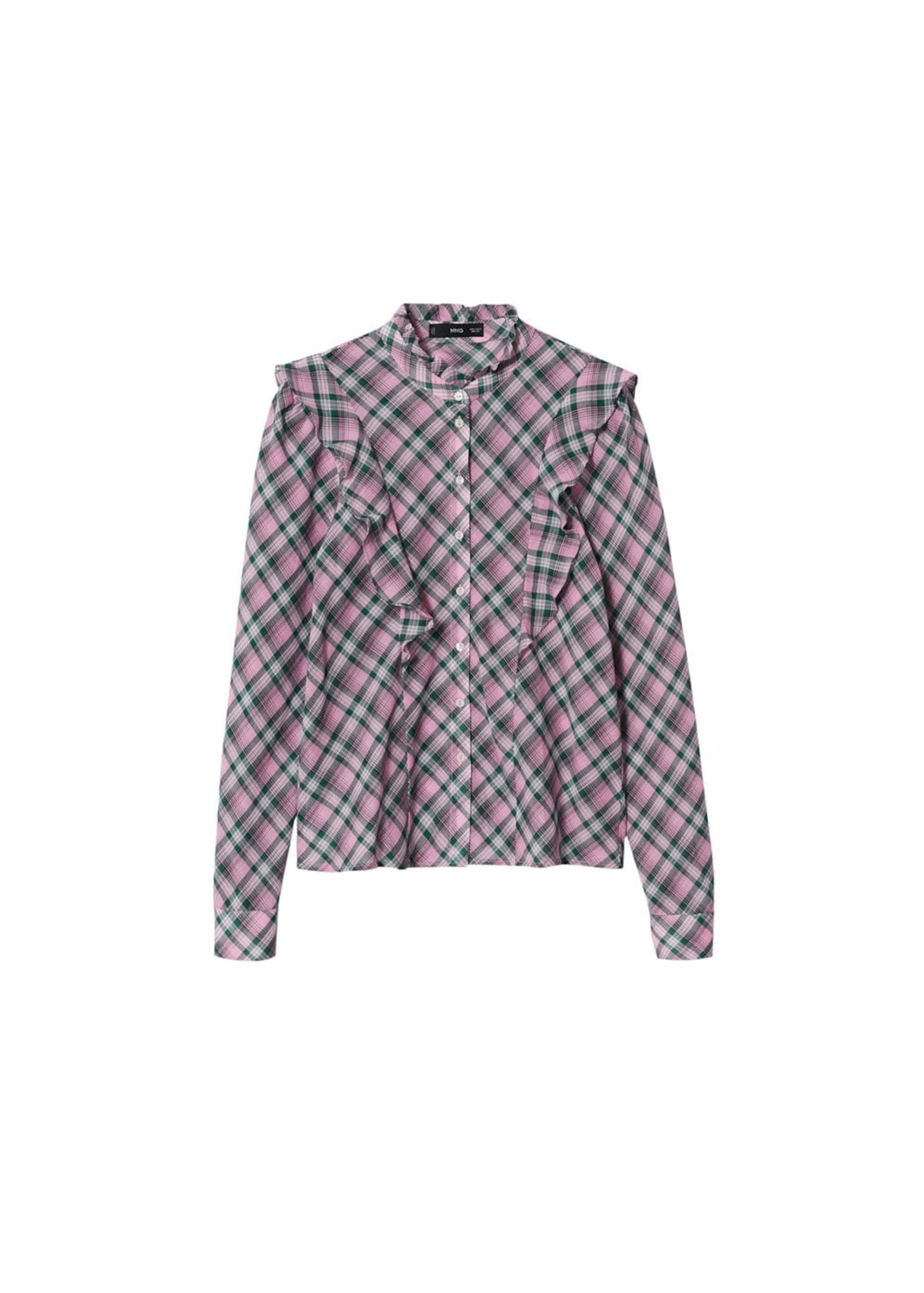 MANGO Bluza 'Sopha'  zelena / roza / bela