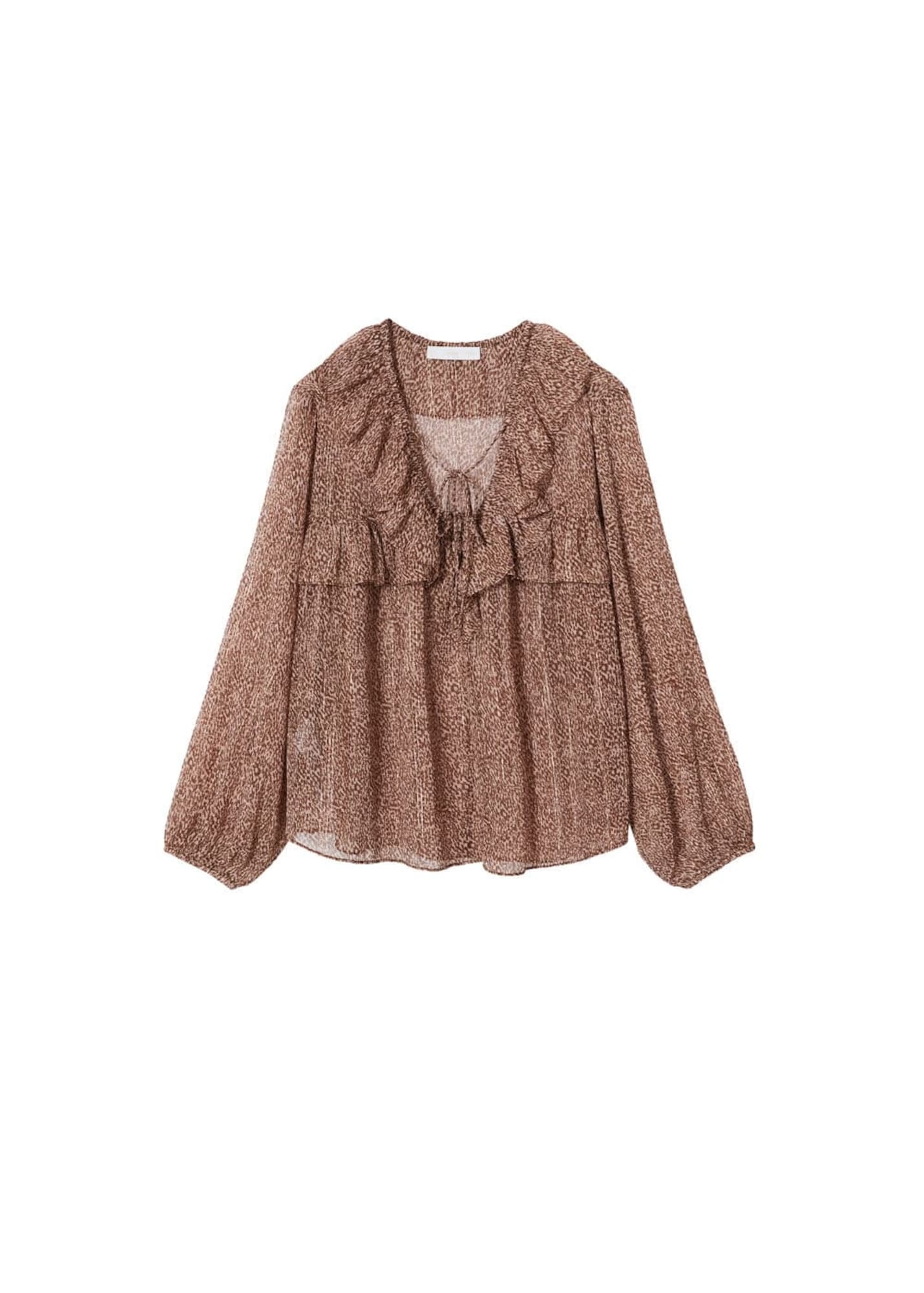 MANGO Bluza 'lagoon'  brokat / staro roza