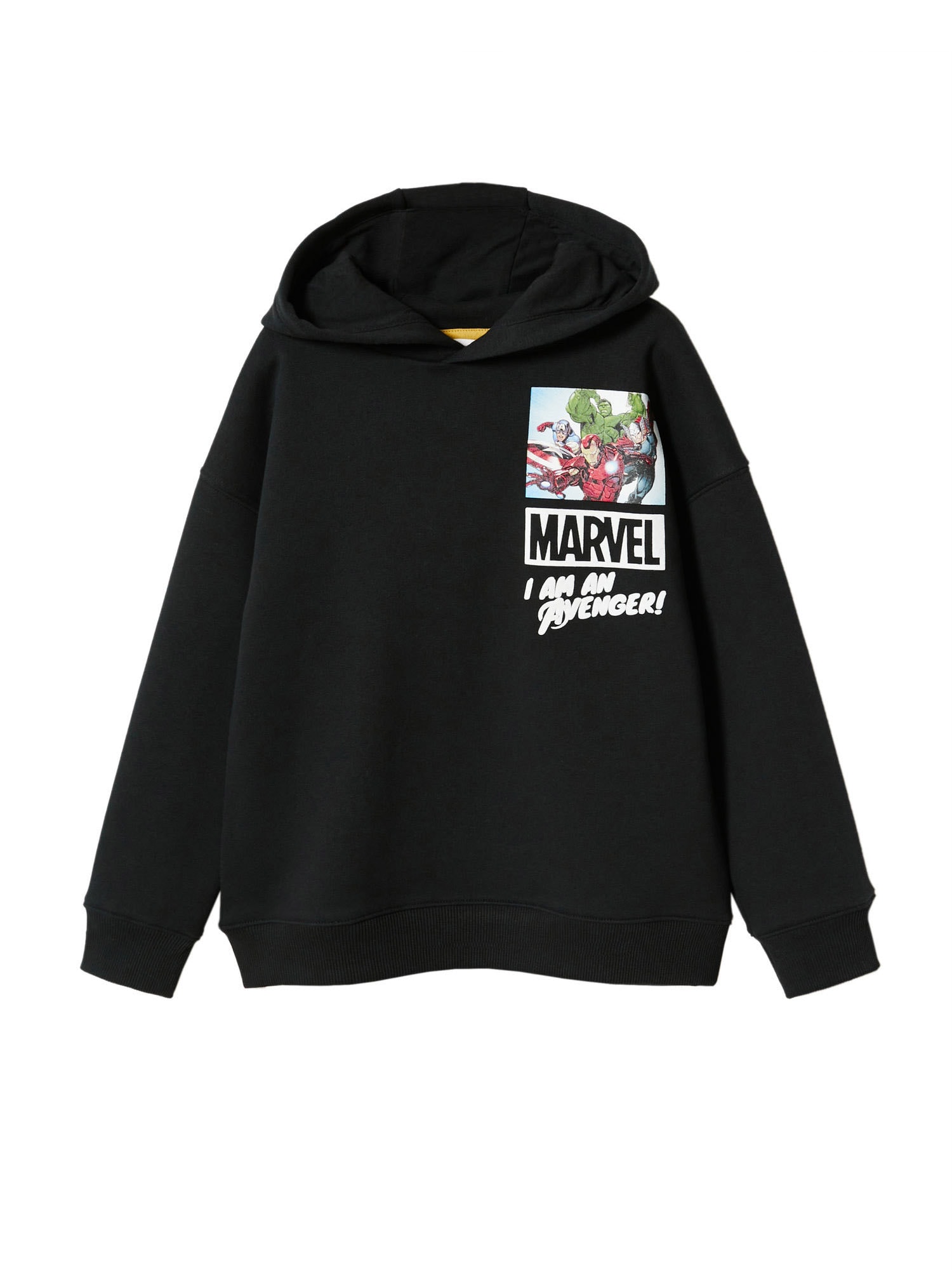 MANGO KIDS Majica 'MARVEL'  mešane barve / črna