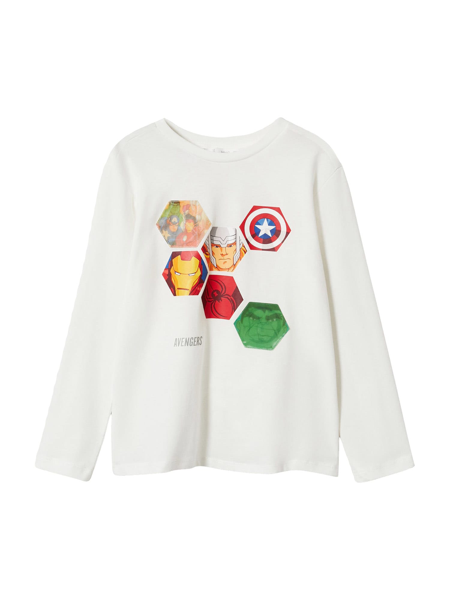 MANGO KIDS Majica  rumena / zelena / rdeča / jajčna lupina