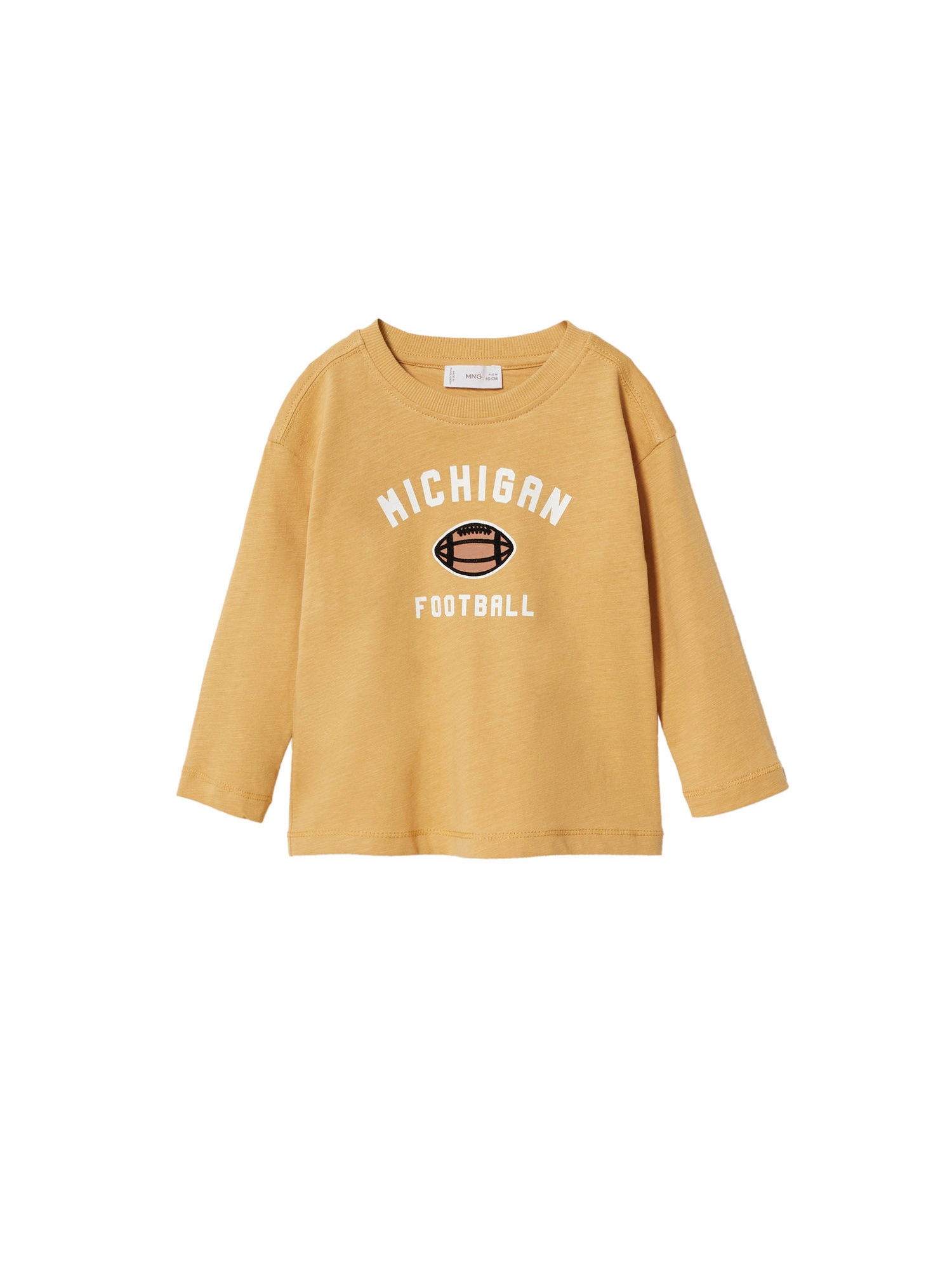 MANGO KIDS Majica  svetlo rjava / kari / črna / bela