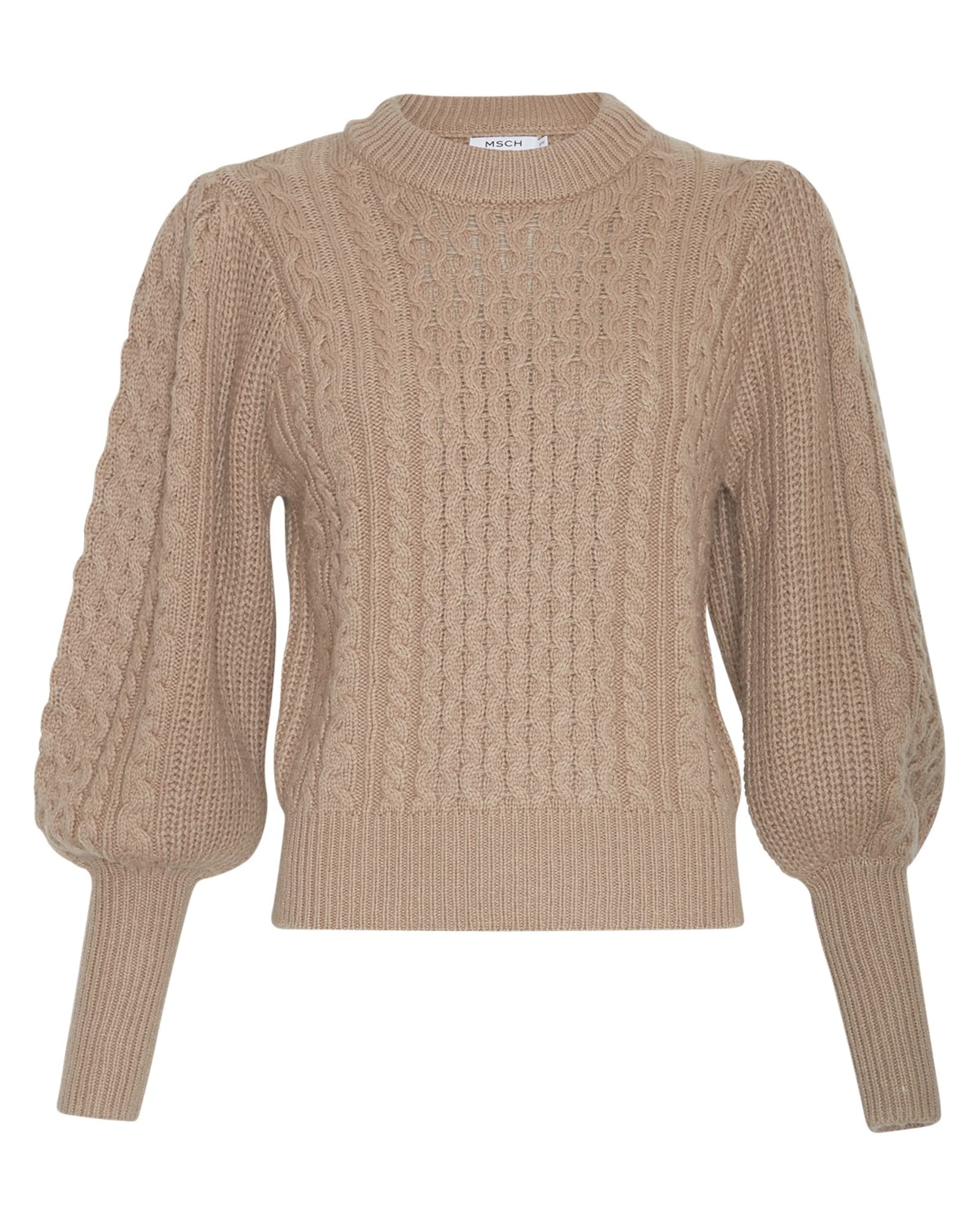 MOSS COPENHAGEN Pulover 'Iveta'  svetlo rjava